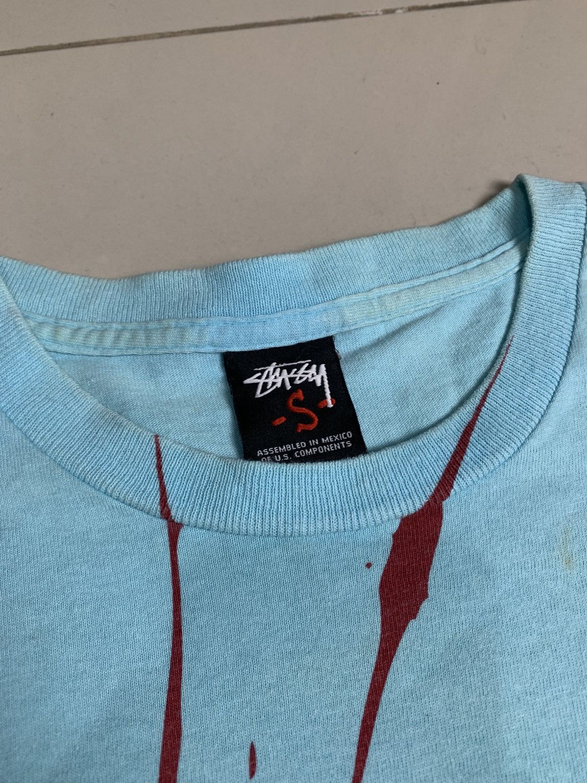 Stussy Stussy Stock Shattered Tee "Blue" Size US S / EU 44-46 / 1 - 3 Thumbnail