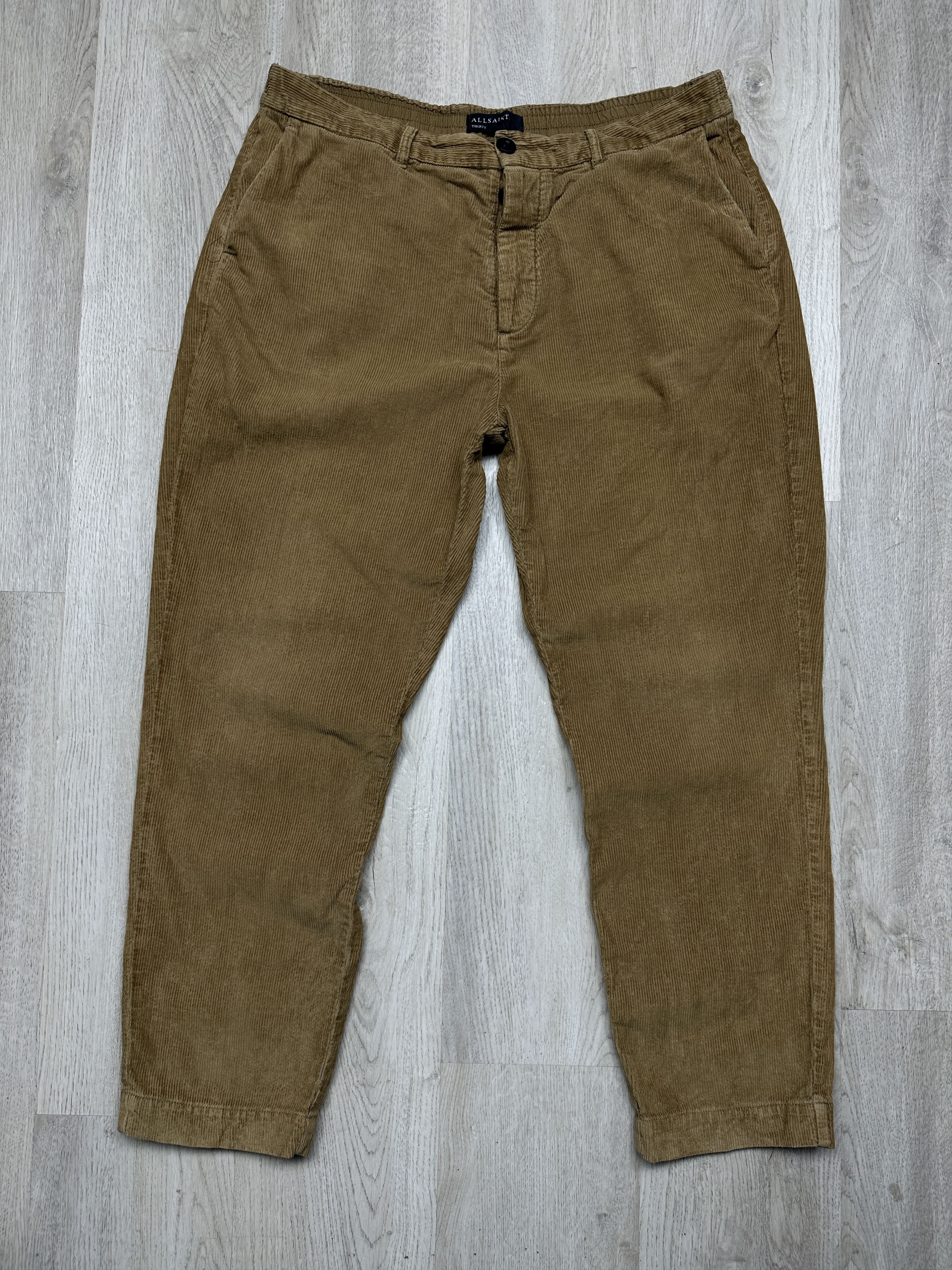 Allsaints Allsaints Sleid Mens Corduroy Trousers Pants Slim Fit Size US 36 / EU 52 - 1 Thumbnail