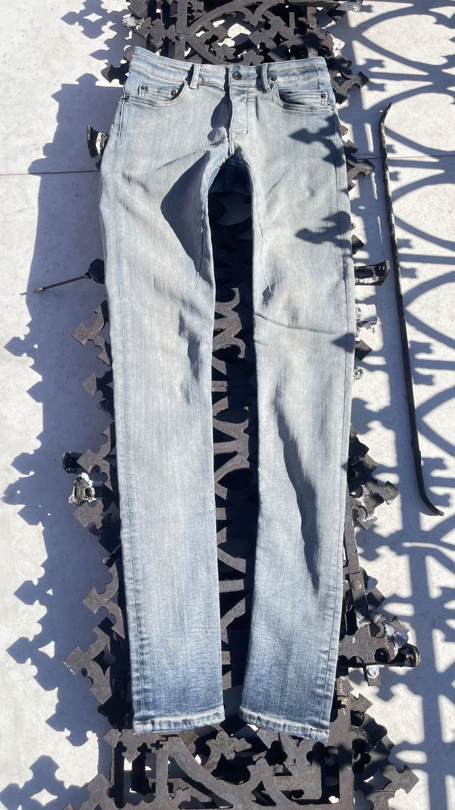 Rick Owens × Rick Owens Drkshdw F/W 17 Detroit Cut “Hustler Blue” Size 26" / US 2 / IT 38 - 1 Thumbnail