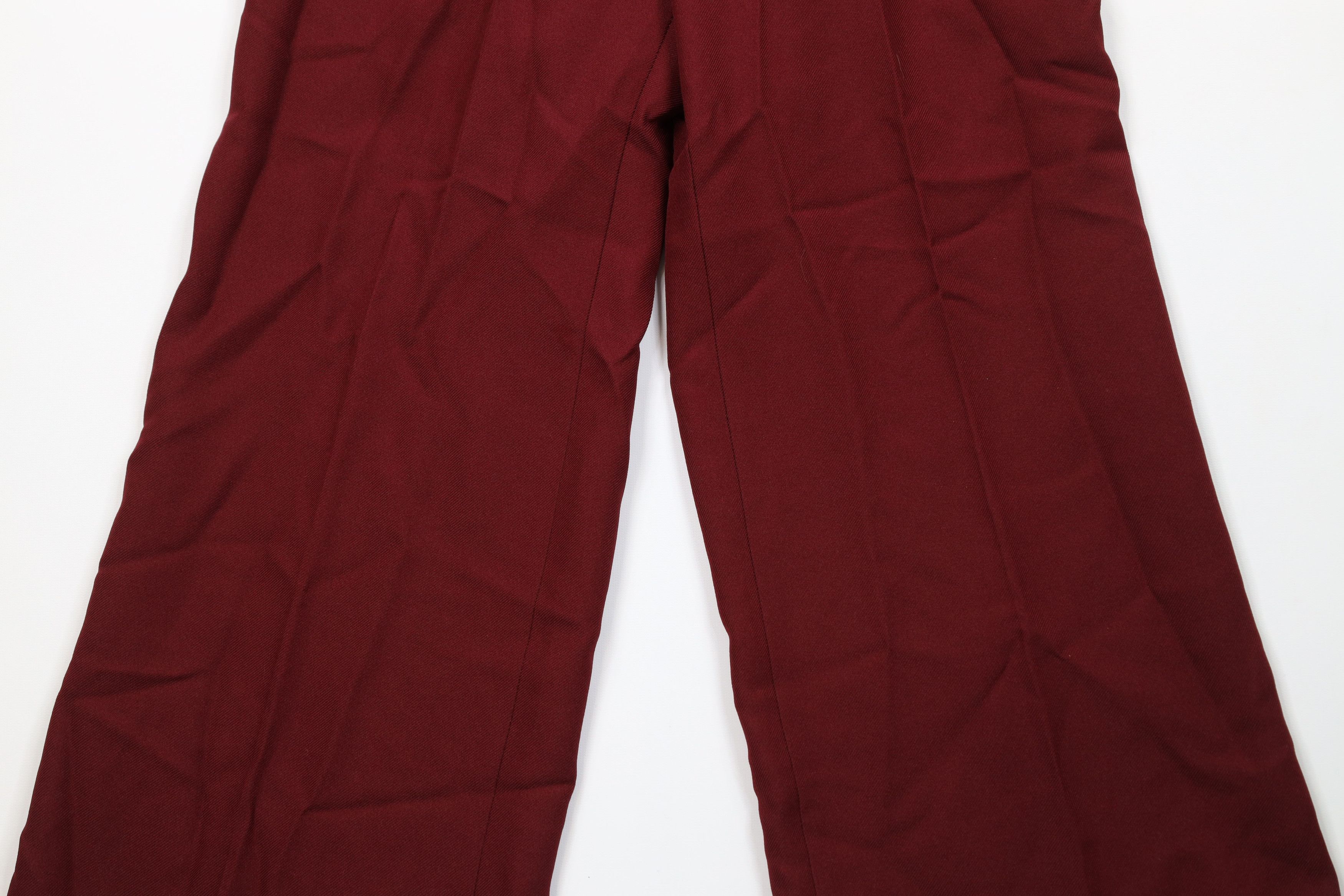 Vintage Vintage 70s Streetwear Knit Bell Bottoms Chino Pants Red USA Size 28" / US 6 / IT 42 - 3 Thumbnail