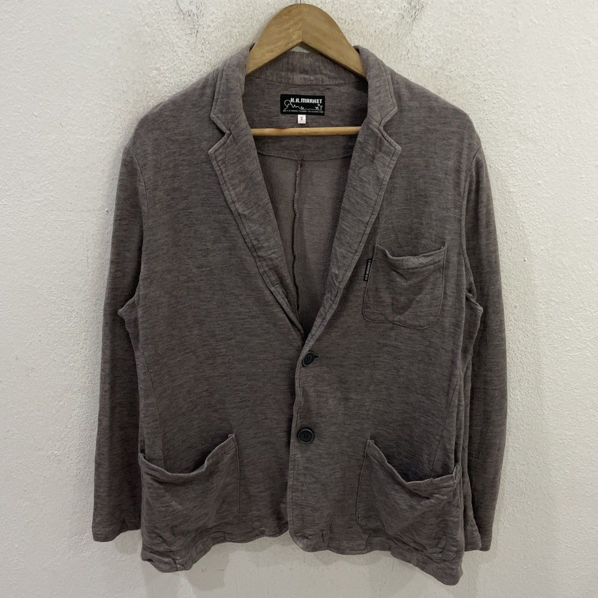 Japanese Brand Vintage H.R Market Cardingan Jacket Size US M / EU 48-50 / 2 - 1 Thumbnail