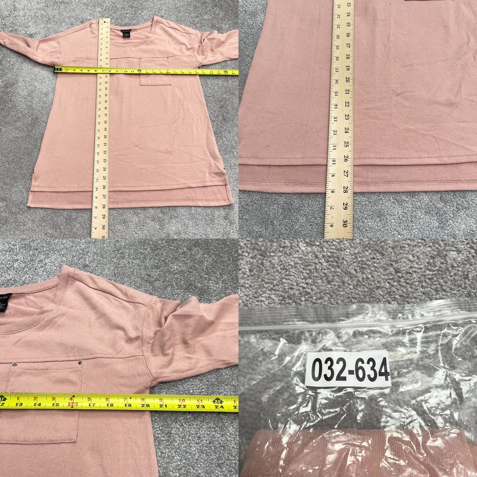 Calvin Klein Calvin Klein Jeans Pullover Sweater Womens M Pink Round Neck Pockets Casual Size M / US 6-8 / IT 42-44 - 8 Thumbnail