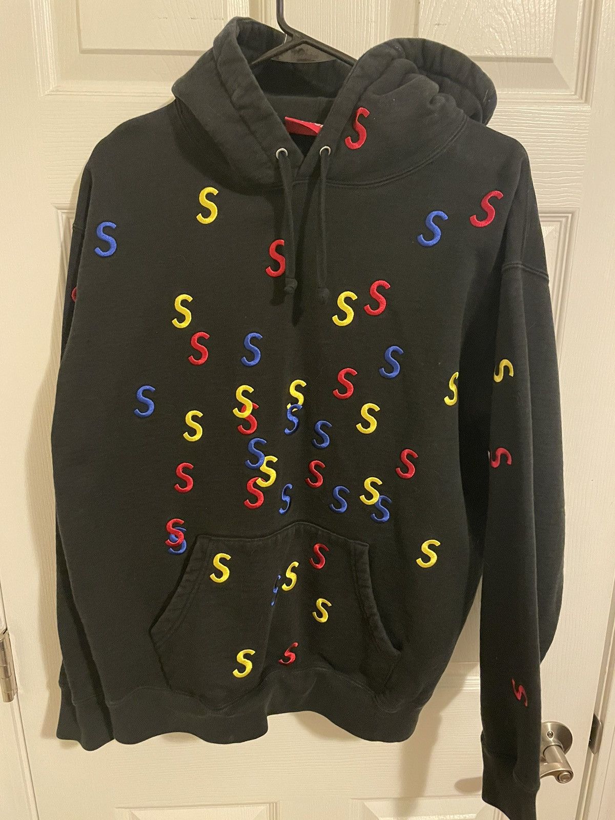 Supreme embroidered s outlet hoodie