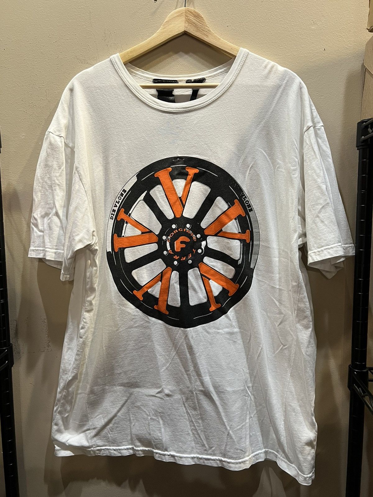 image of Vlone Forgiato Tee White, Men's (Size XL)