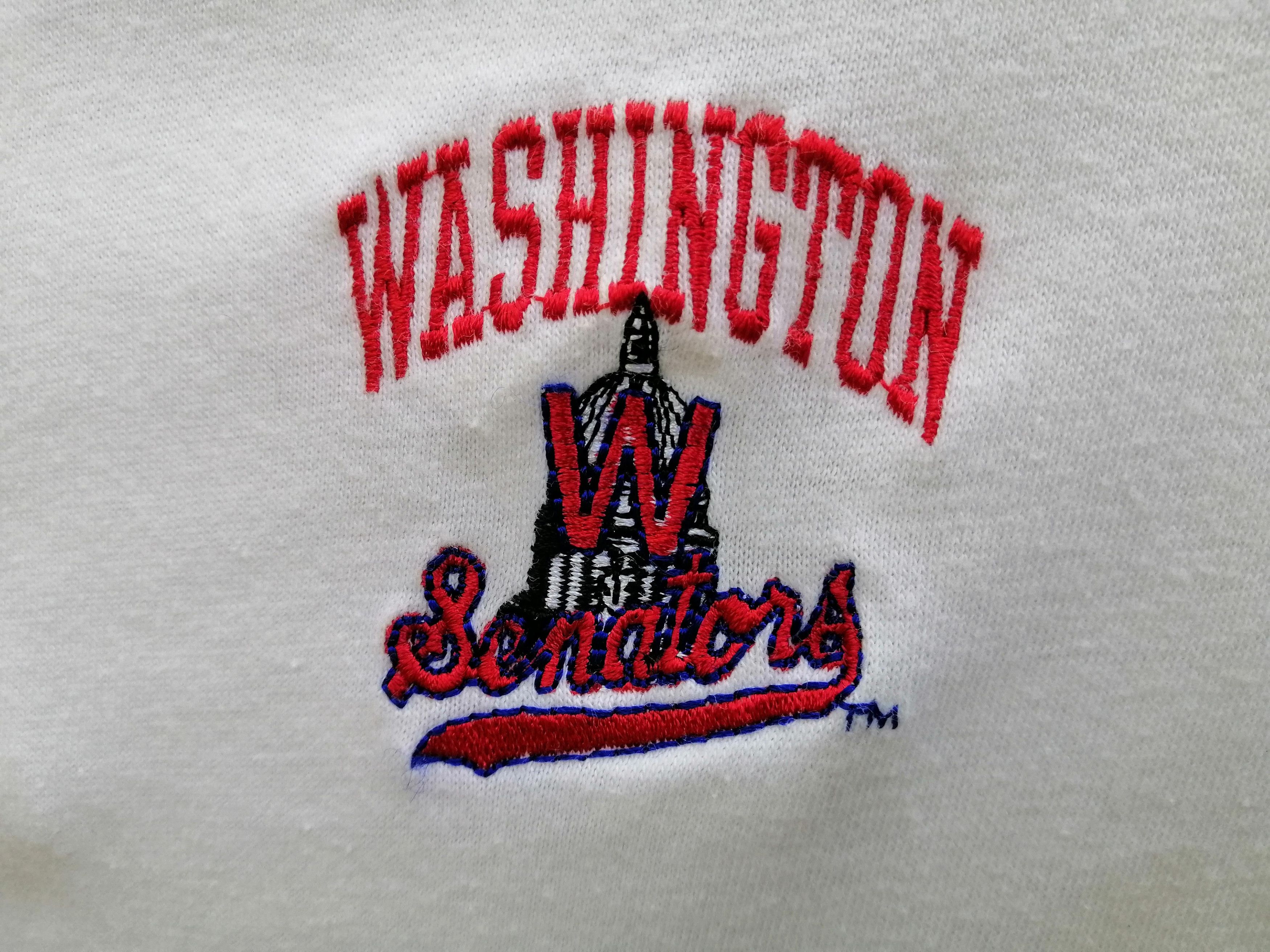 Other 80s vintage washington senators baseball collared t shirt Size US M / EU 48-50 / 2 - 2 Thumbnail