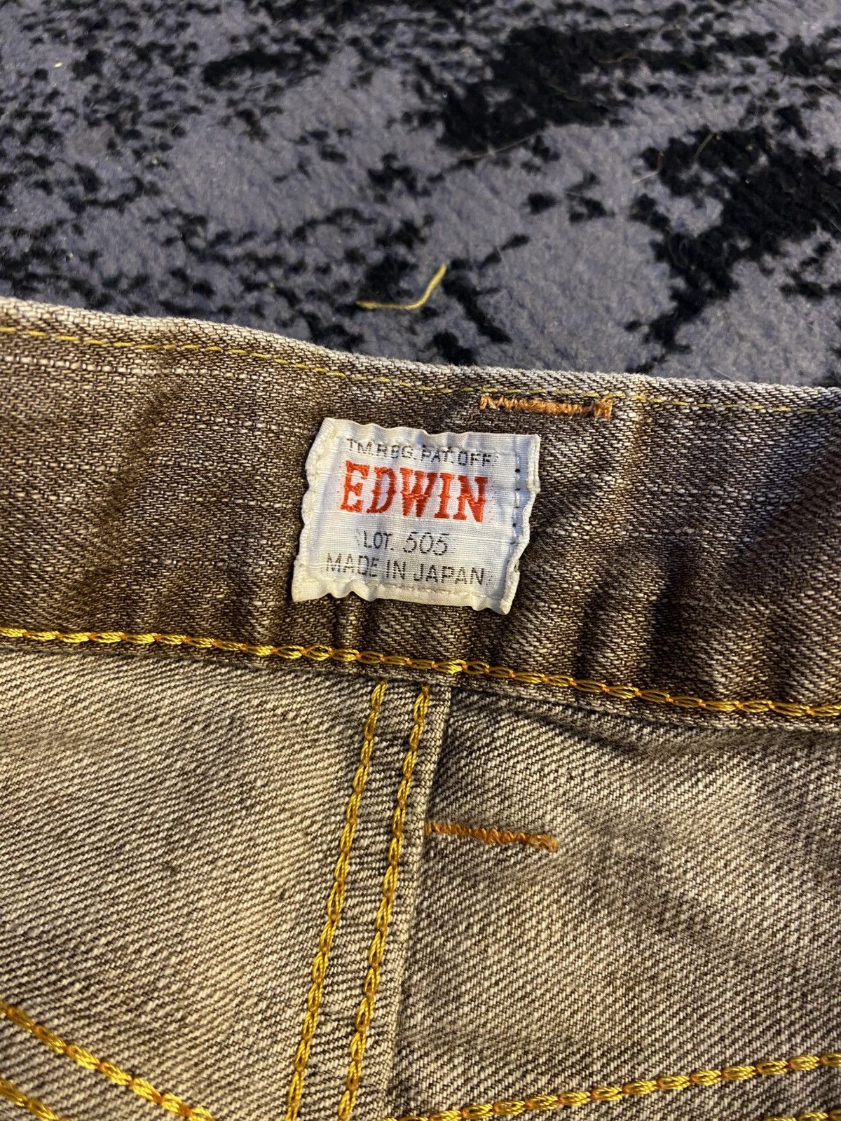 Edwin Edwin 505zx Light Brown Wash Selvedge Denim 🔥 Size US 31 - 4 Thumbnail