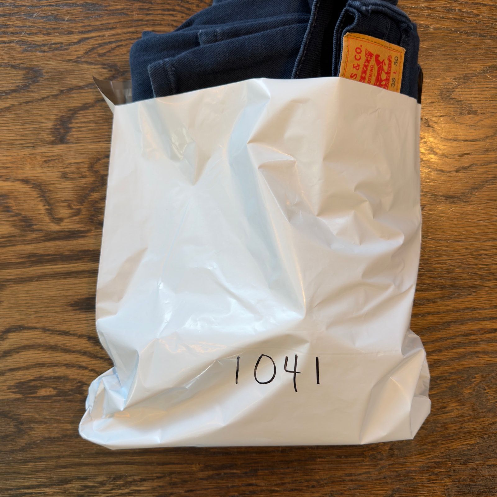 Levi's Levi's 514 White Tab Navy Bull Denim Pants 38x30 Rigid Heavy Size US 38 / EU 54 - 9 Thumbnail