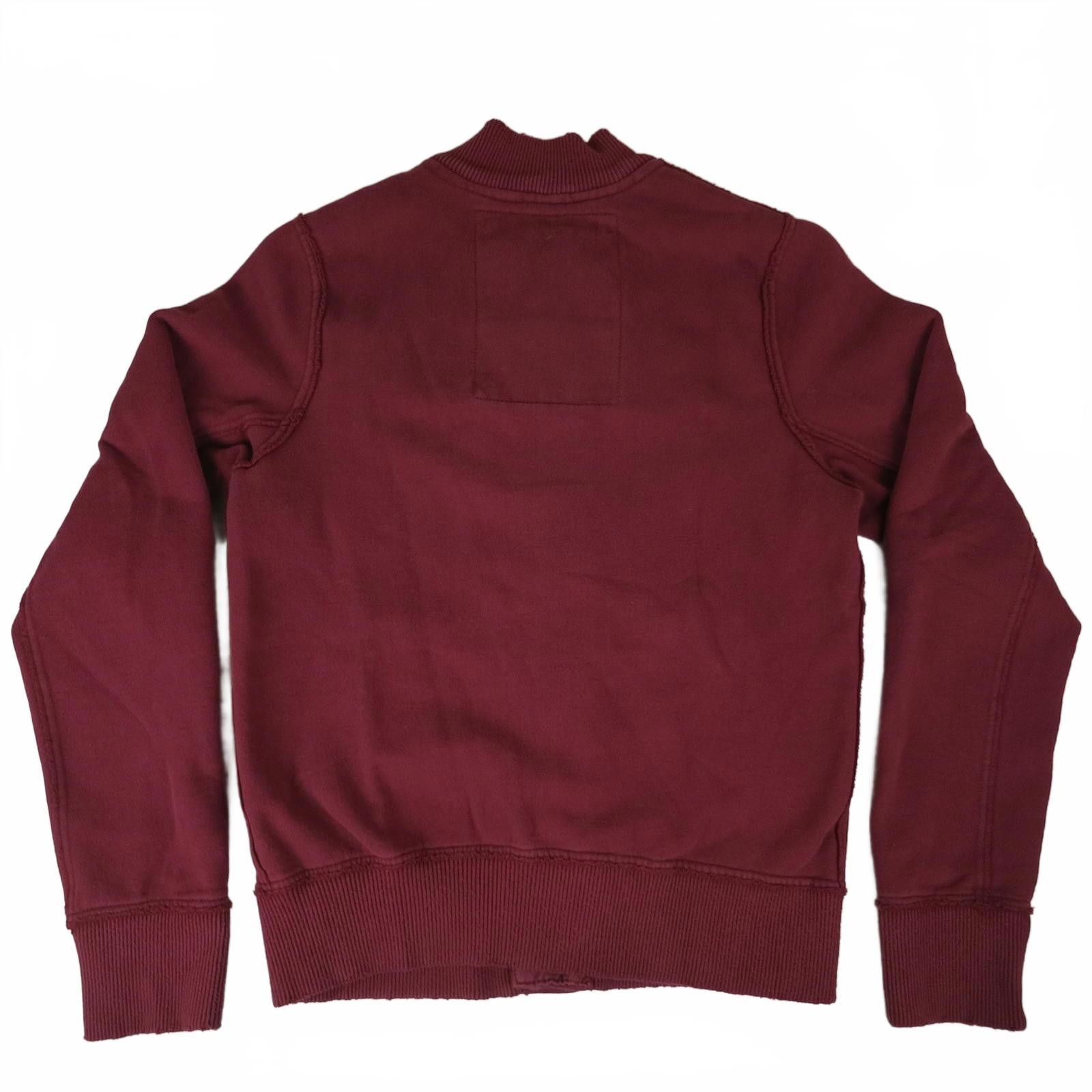 Abercrombie & Fitch Men's Medium Abercrombie & Fitch Burgundy Varsity Jacket Size US M / EU 48-50 / 2 - 5 Thumbnail