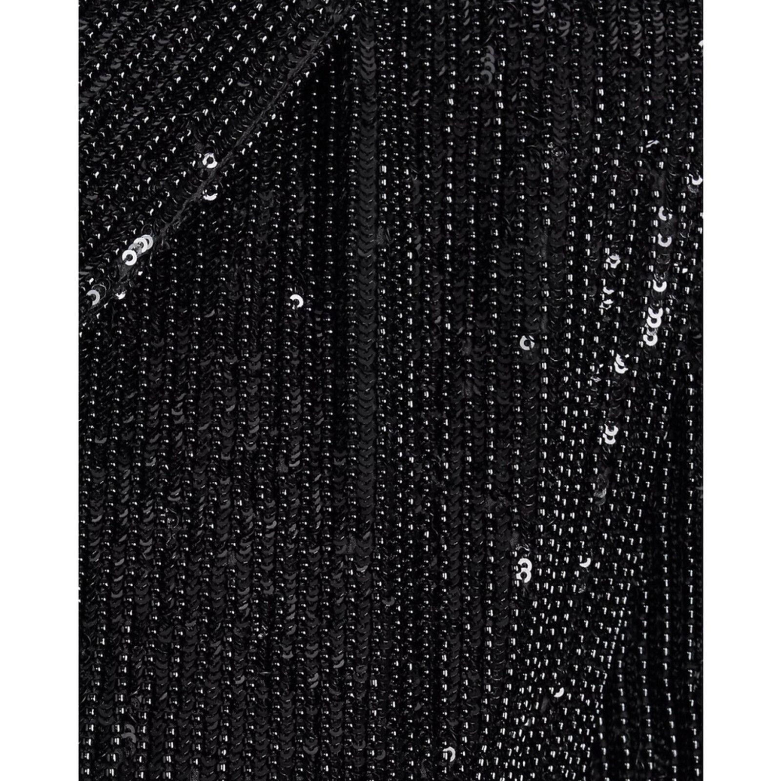 Polo Ralph Lauren Polo Ralph Lauren Sequin Cropped Blazer Black NWT Size 6 Size M / US 6-8 / IT 42-44 - 11 Thumbnail