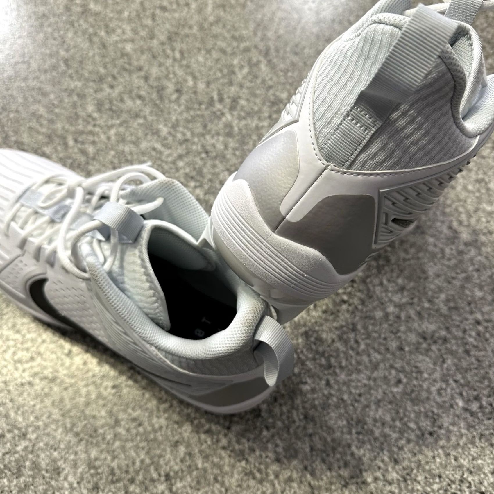 Nike Nike Force Savage Pro 3 Football Cleats Mens Size 16 White Grey DA5453-108 Size US 15 / EU 48 - 4 Thumbnail
