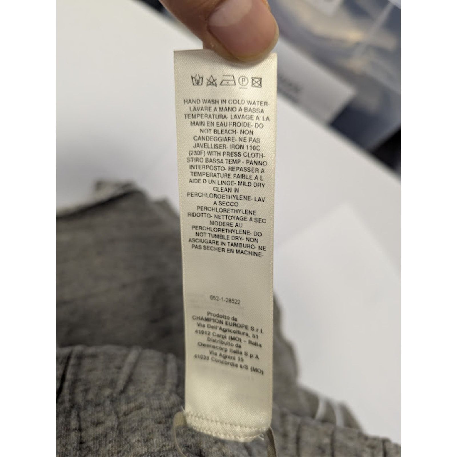 Champion × Rick Owens o1rshd1 Knitted Beveled Pods Shorts in Grey Melange S Size US 30 / EU 46 - 20 Thumbnail