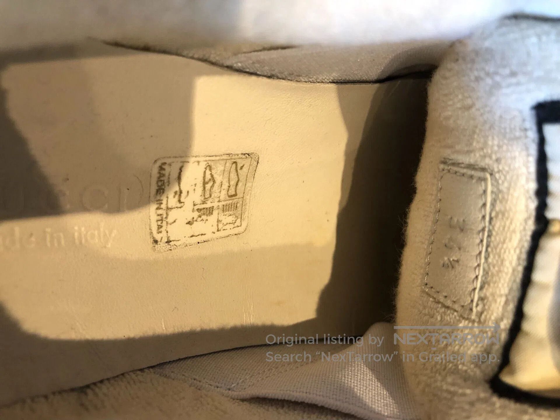 Gucci Gucci Screener Distressed Leather Sneakers Women. Size US 4.5 / IT 34.5 - 8 Thumbnail