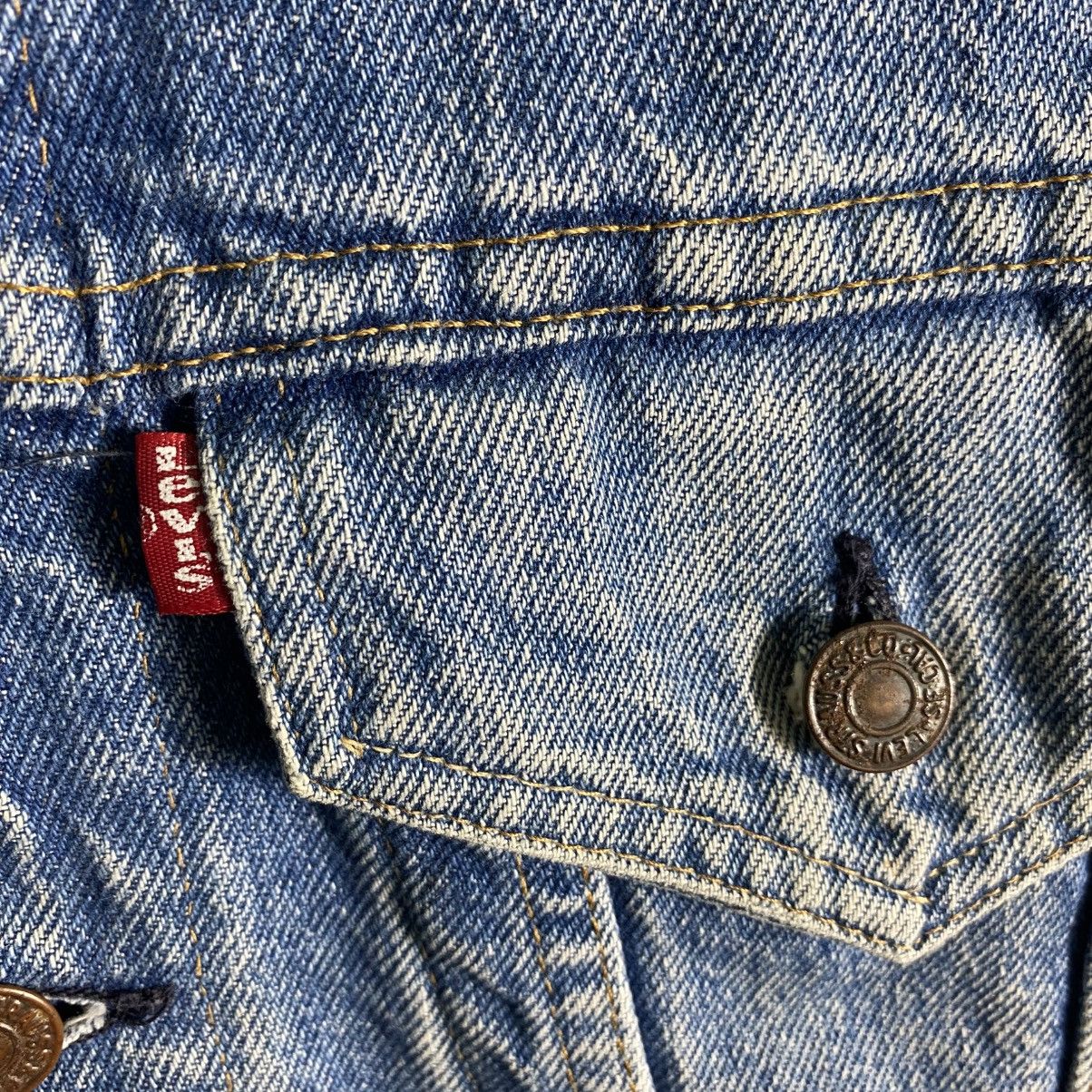 Levi's × Levi's Vintage Clothing × Vintage Vintage Levis Denim Truckers Jacket 70505-0217 Size US S / EU 44-46 / 1 - 12 Thumbnail