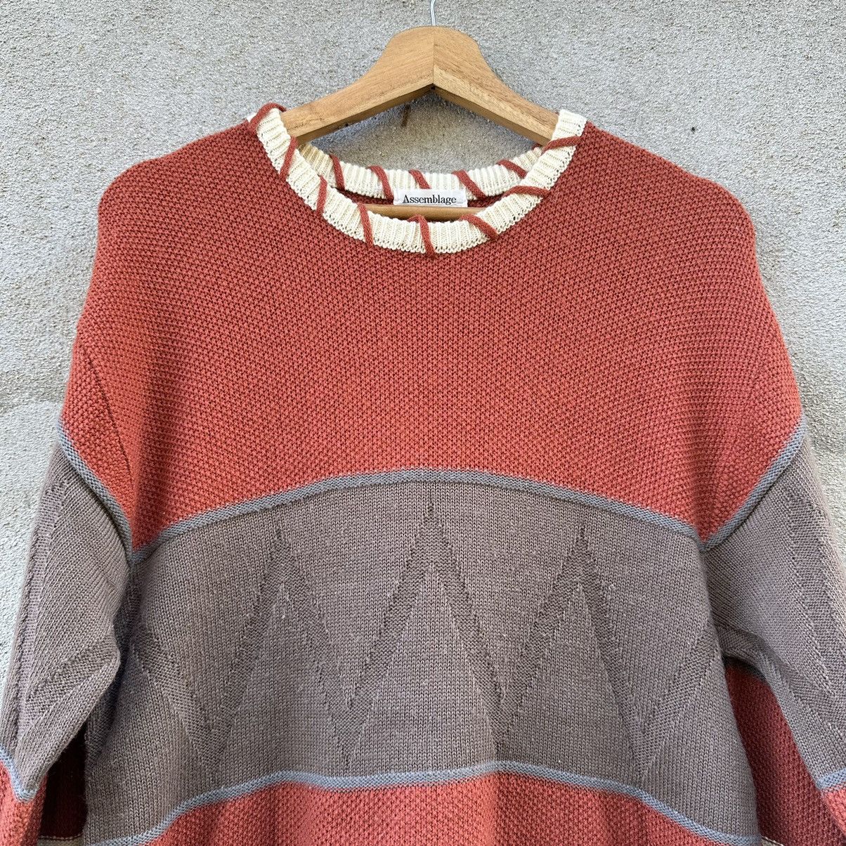 Aran Isles Knitwear × Assembly New York × Japanese Brand ASSEMBLAGE Japanese Brand Knit Pullover Sweater Size US S / EU 44-46 / 1 - 2 Thumbnail