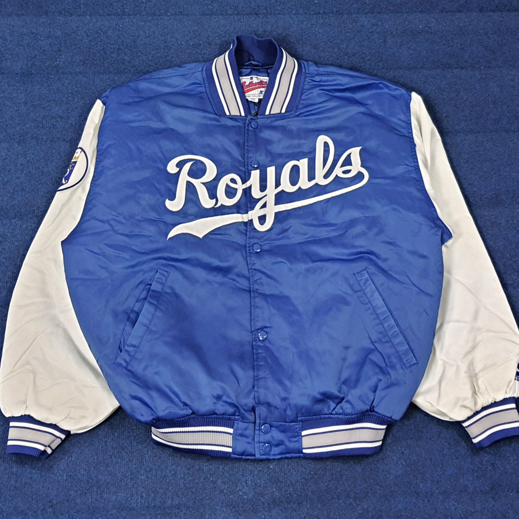 Starter Vintage Starter MLB Royals Varsity Jacket C262N26 Size US XXL / EU 58 / 5 - 1 Thumbnail