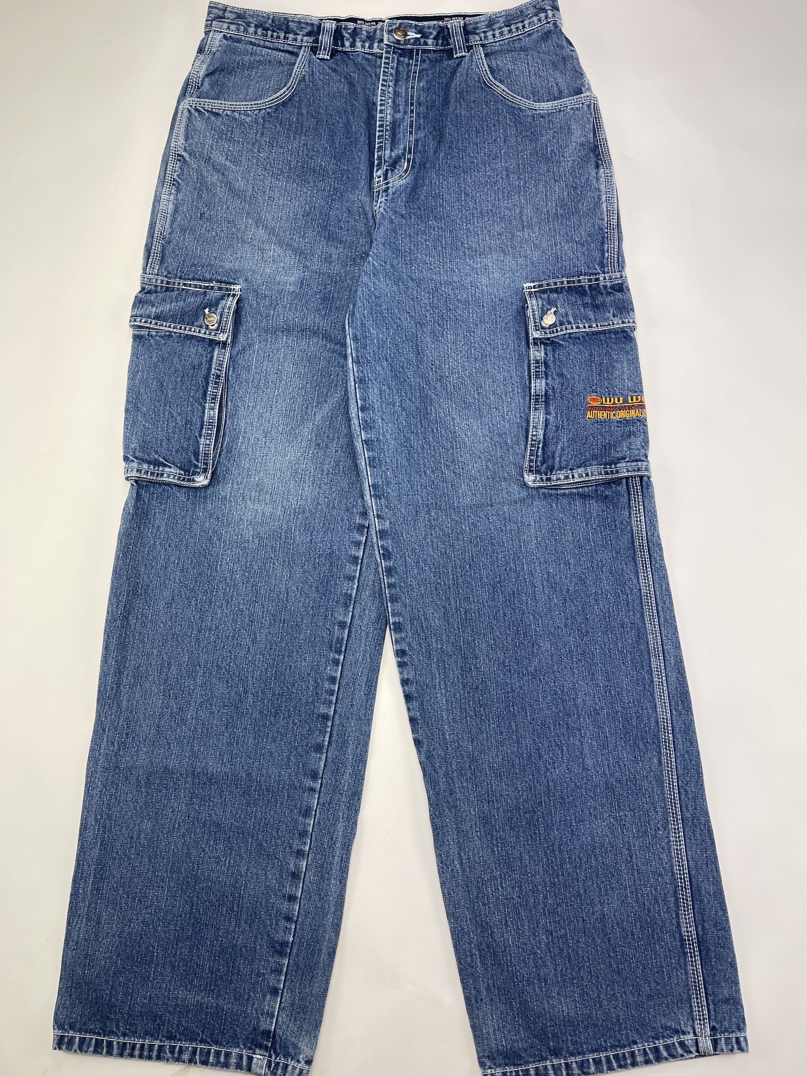 Wu-Tang Clan WU WEAR jeans, vintage hip hop baggy, 90s Wu-Tang Clan W 32 Size US 32 / EU 48 - 2 Thumbnail