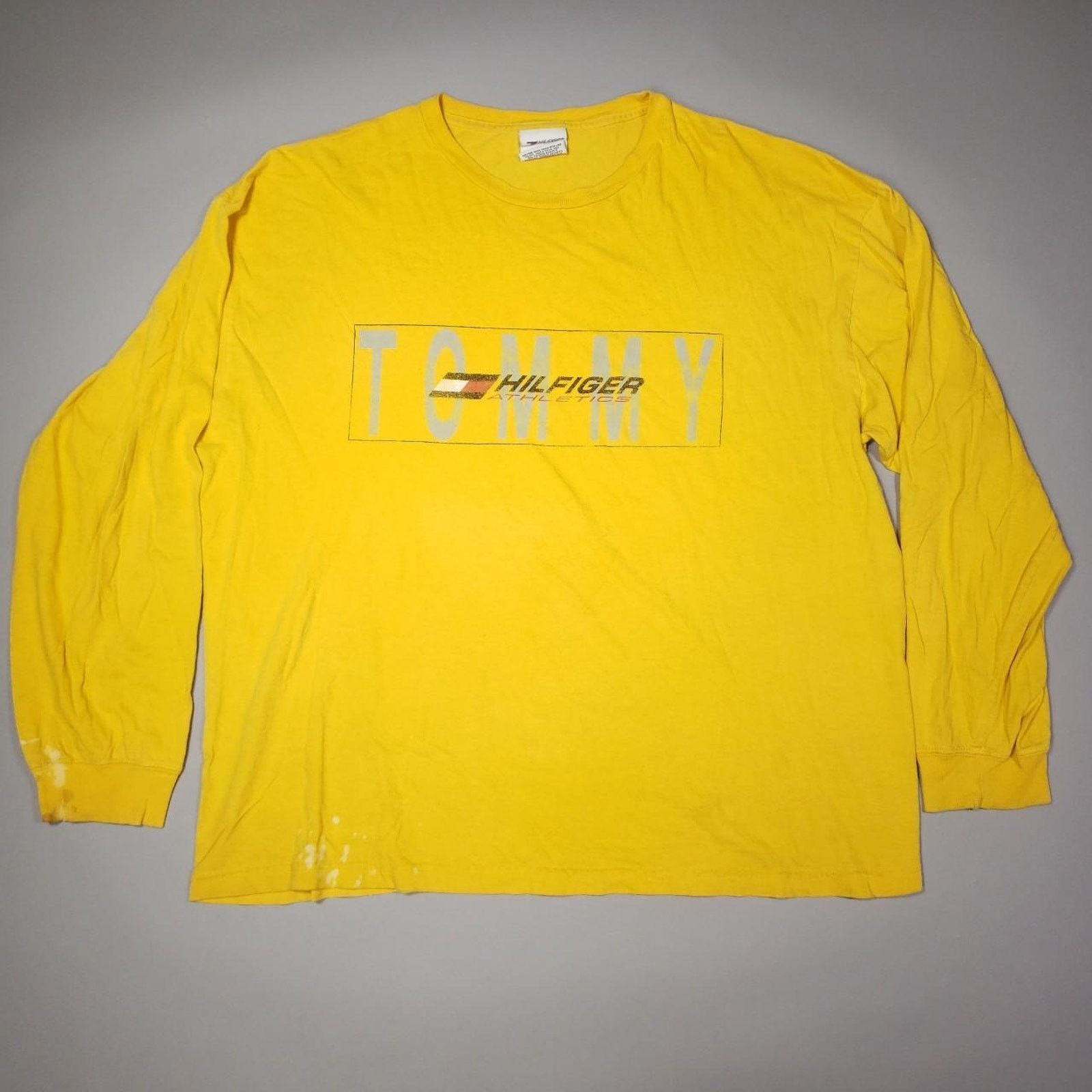 Tommy Hilfiger Vintage 90s Tommy Hilfiger Athletics long sleeve Mens 2XL Size US XXL / EU 58 / 5 - 1 Thumbnail