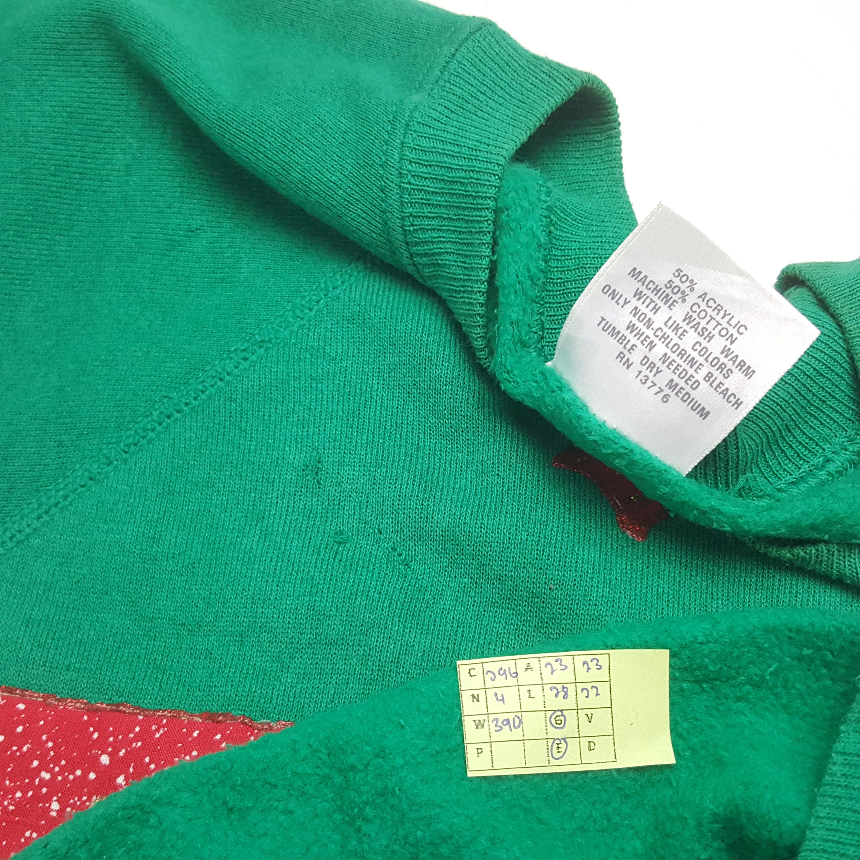 Hanes Vintage Merry Christmas Winter Style Sweatshirt C296N4 Size US L / EU 52-54 / 3 - 7 Thumbnail