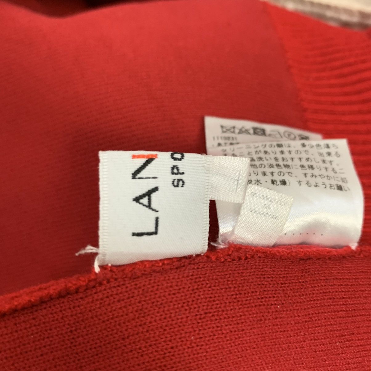 Lanvin Lanvin Sport Red Knit Hoodie w/ Nylon Paneling Size US S / EU 44-46 / 1 - 10 Thumbnail