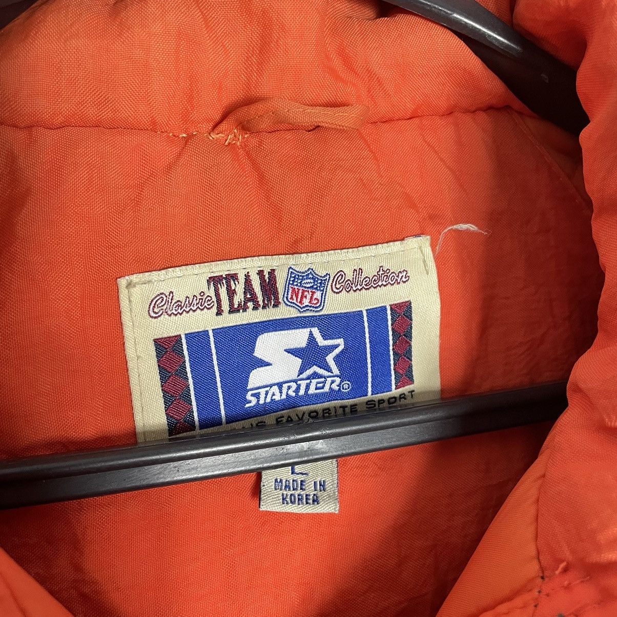 NFL × Starter × Vintage Vintage 90’s Starter Miami Dolphins Big Logo Jacket Size US L / EU 52-54 / 3 - 9 Thumbnail