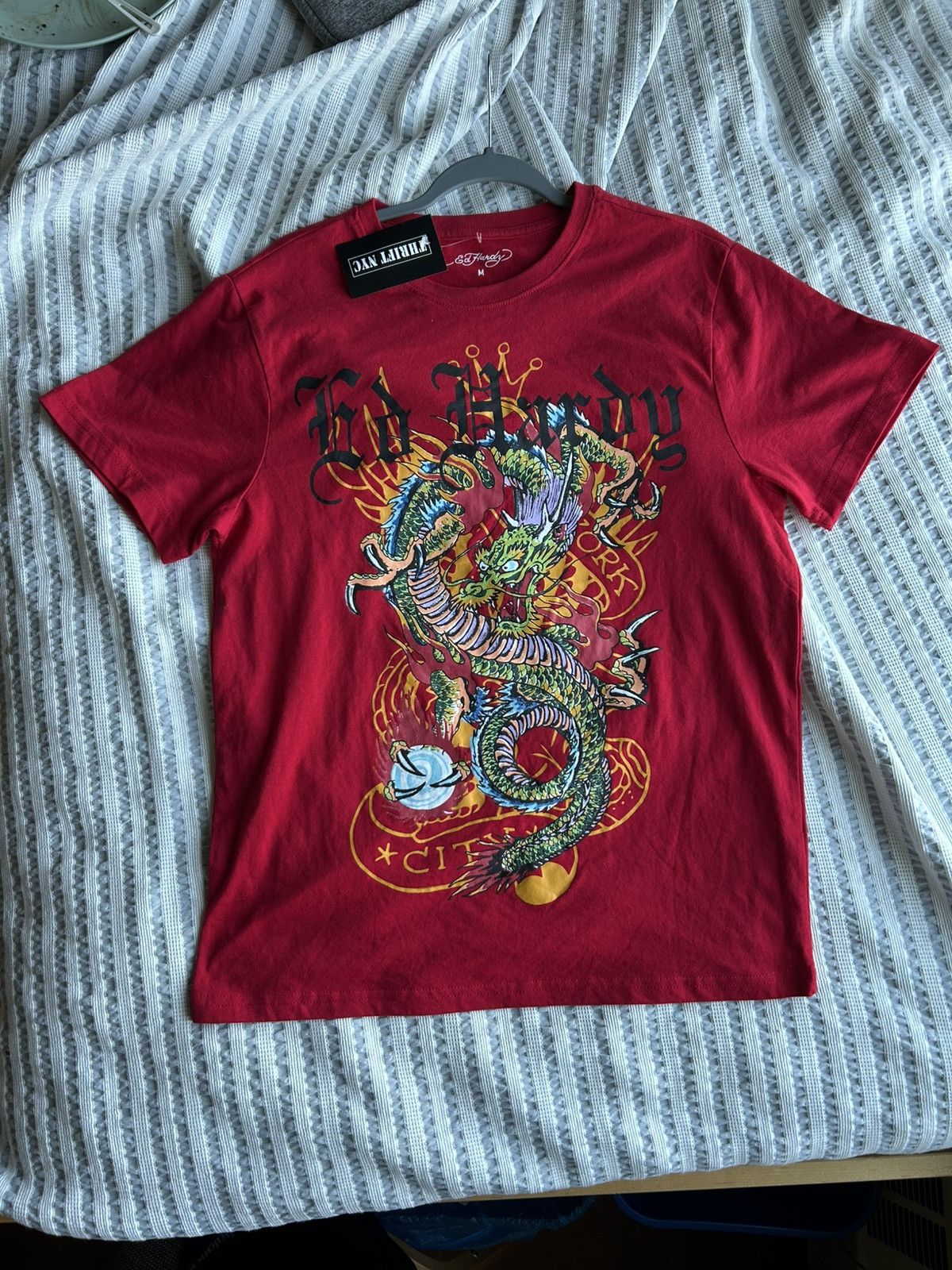 Ed Hardy Ed Hardy Dragon Graphic Tee (Red) – Size M Size US M / EU 48-50 / 2 - 1 Thumbnail