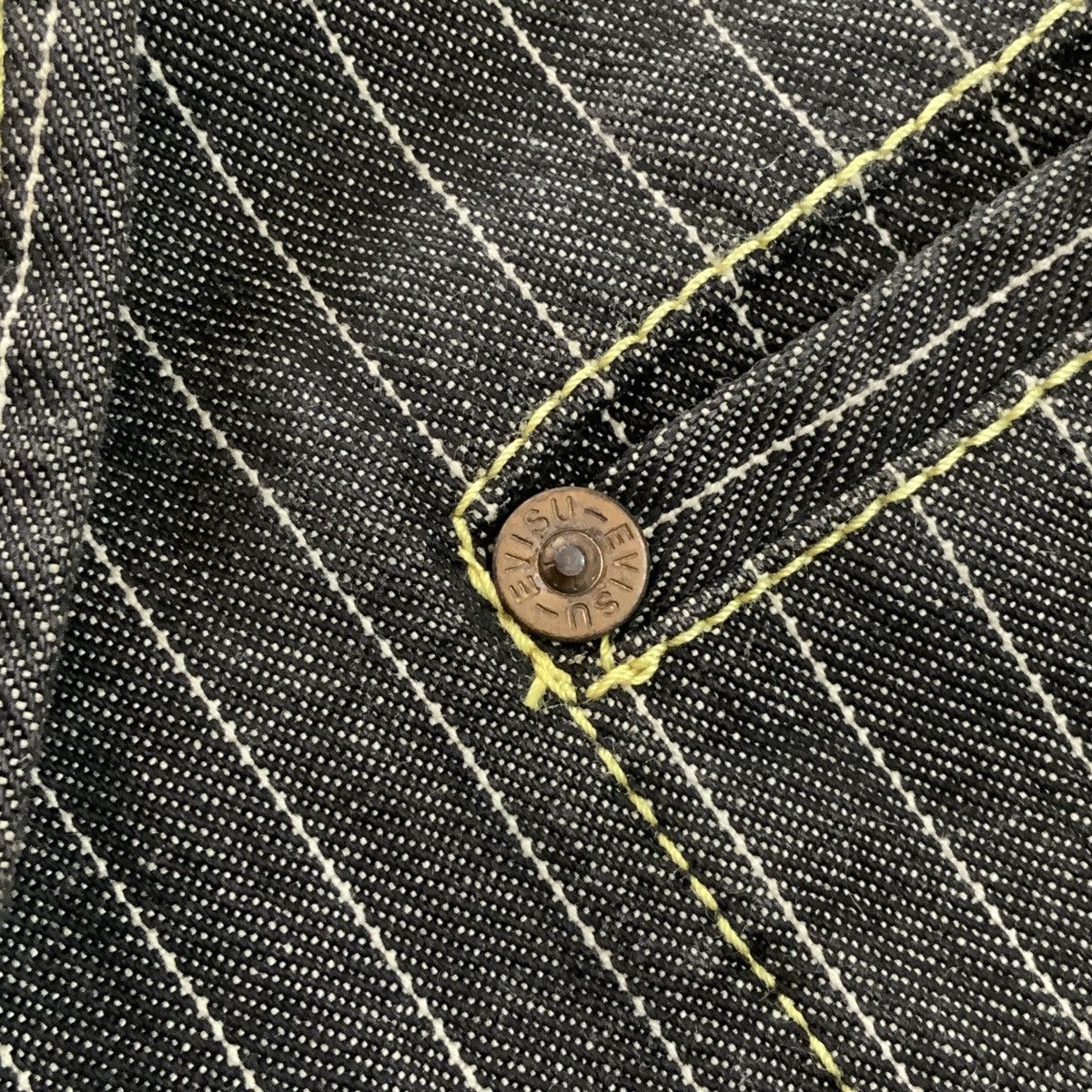 Evisu EVISU DELUXE STRIPED DENIM BLAZER Size US L / EU 52-54 / 3 - 10 Thumbnail