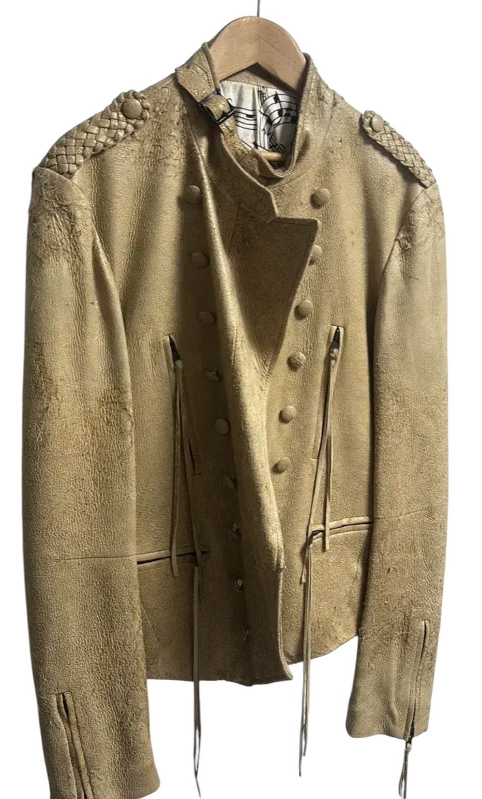 Number (N)ine Number Nine 07SS Napoleon Leather Jacket Size US L / EU 52-54 / 3 - 3 Thumbnail