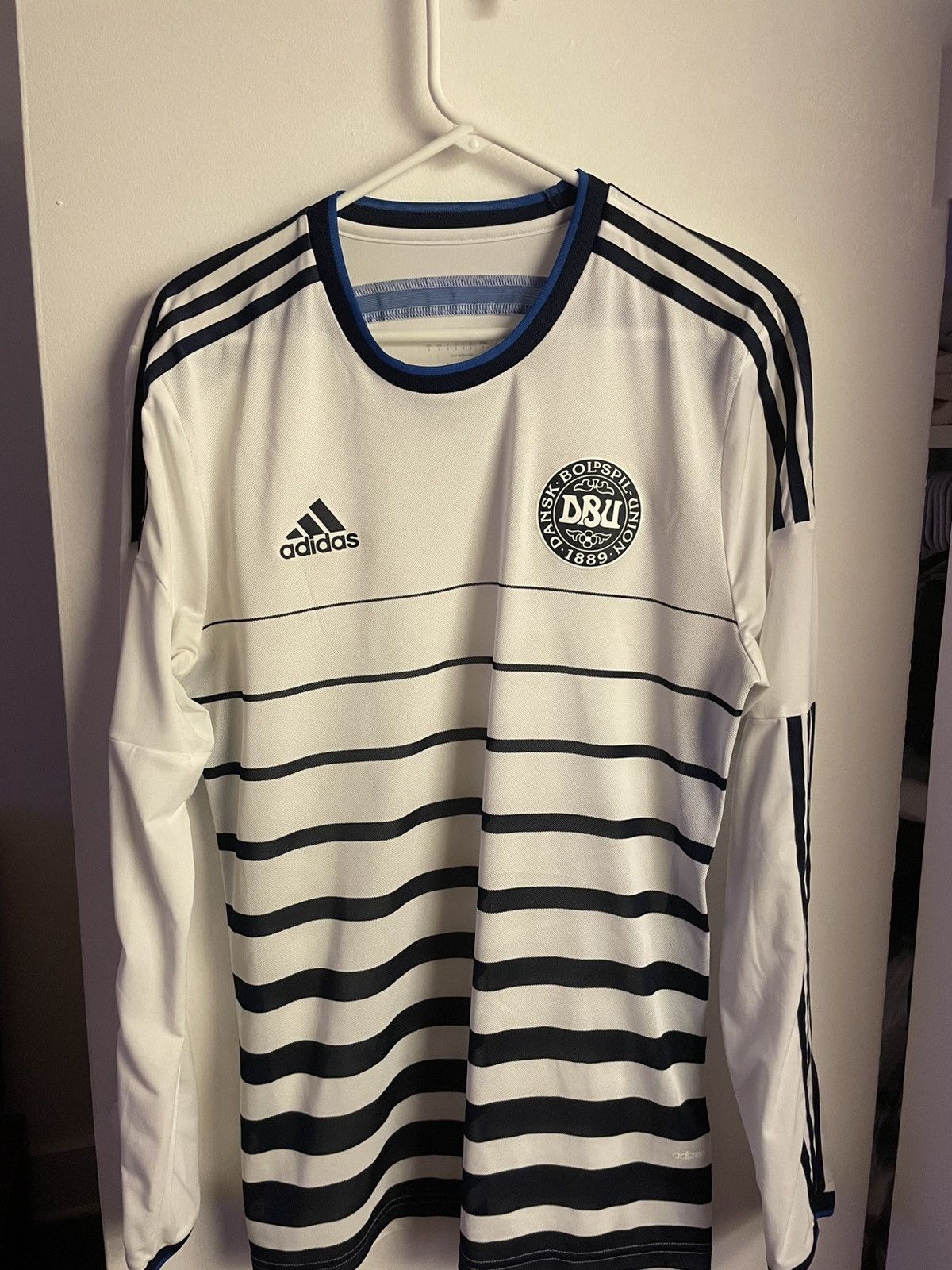 Adidas Denmark National Jersey Size US L / EU 52-54 / 3 - 1 Thumbnail