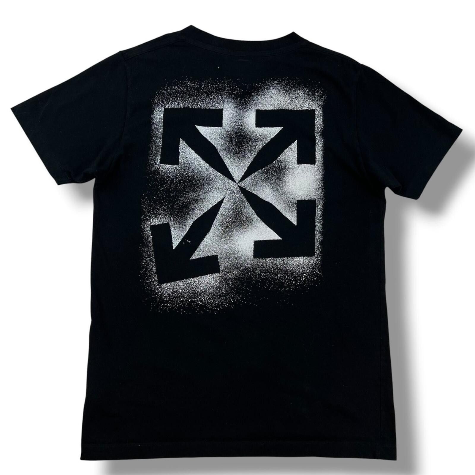 Off-White Off-White Stencil Arrows Black T Shirt Size US S / EU 44-46 / 1 - 2 Thumbnail