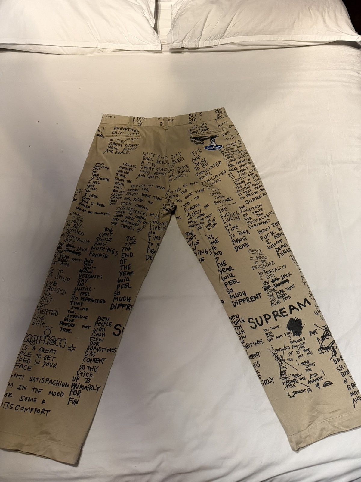 Supreme RARE Supreme Graffiti Chinos Size US 36 / EU 52 - 7 Thumbnail