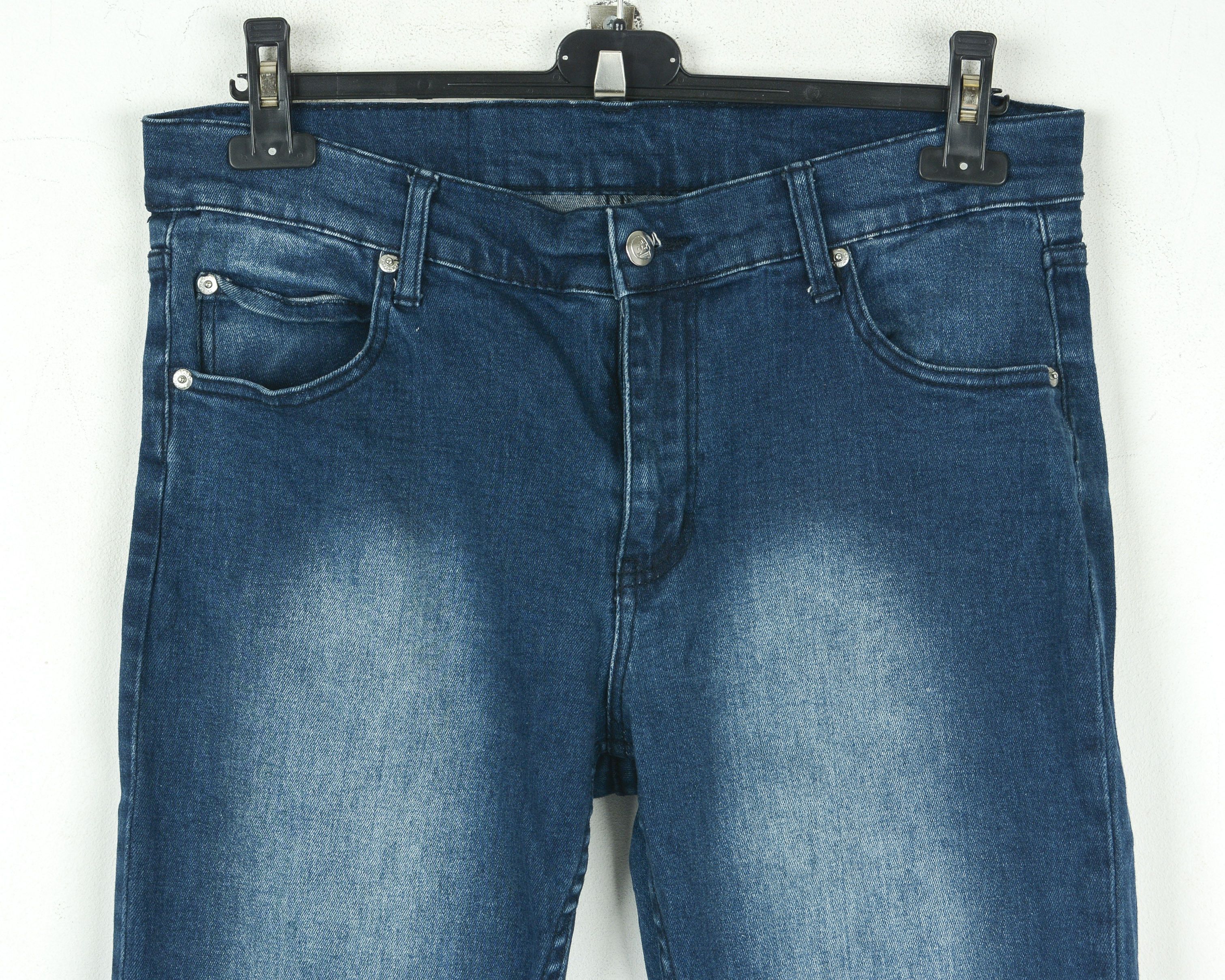 Cheap Monday Tight Dark Indigo Mens W33 L34 Slim Skinny Jeans Denim Pants Size US 33 - 2 Thumbnail