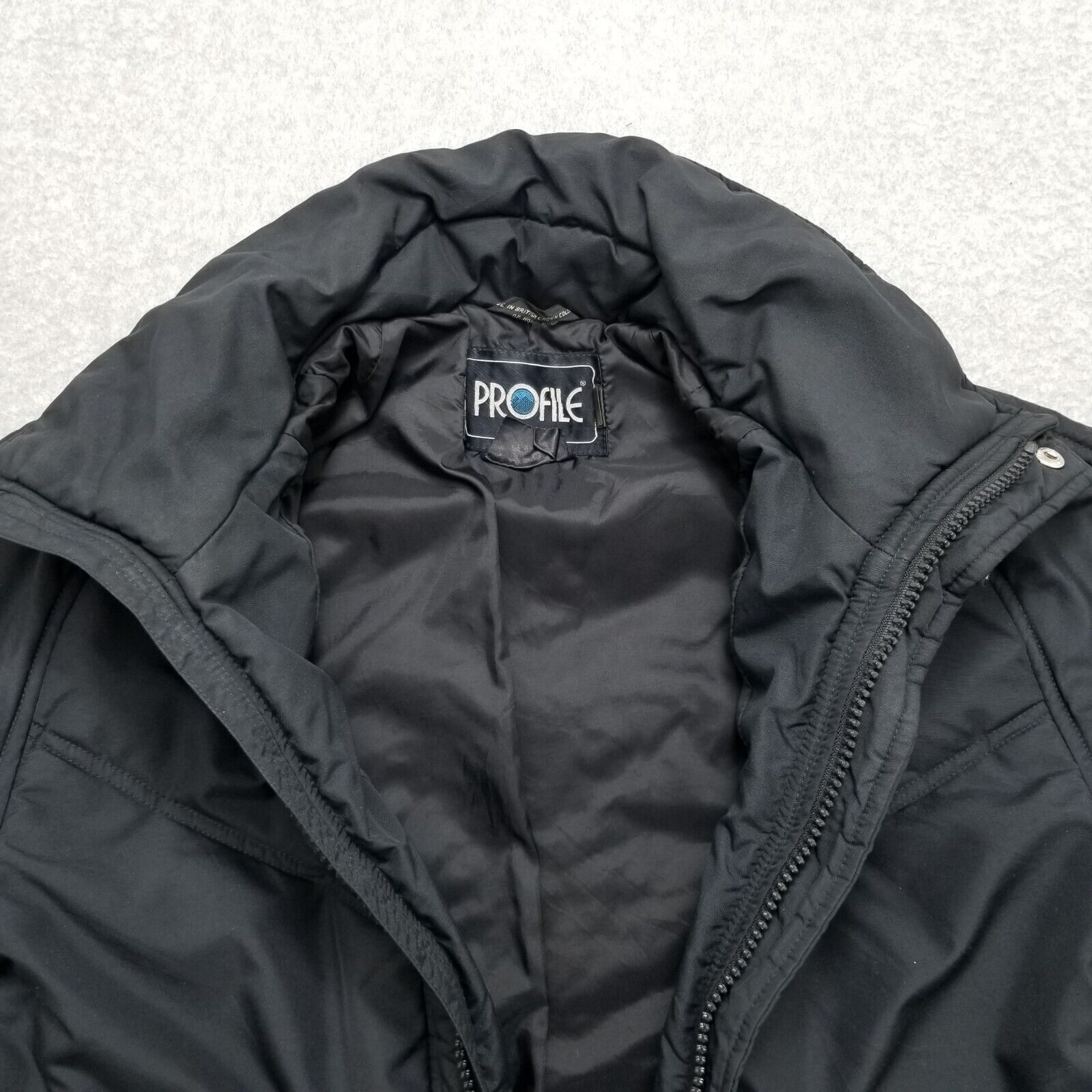 Other Profile Jacket Mens Medium Black Full Zip Pockets Size US M / EU 48-50 / 2 - 4 Thumbnail