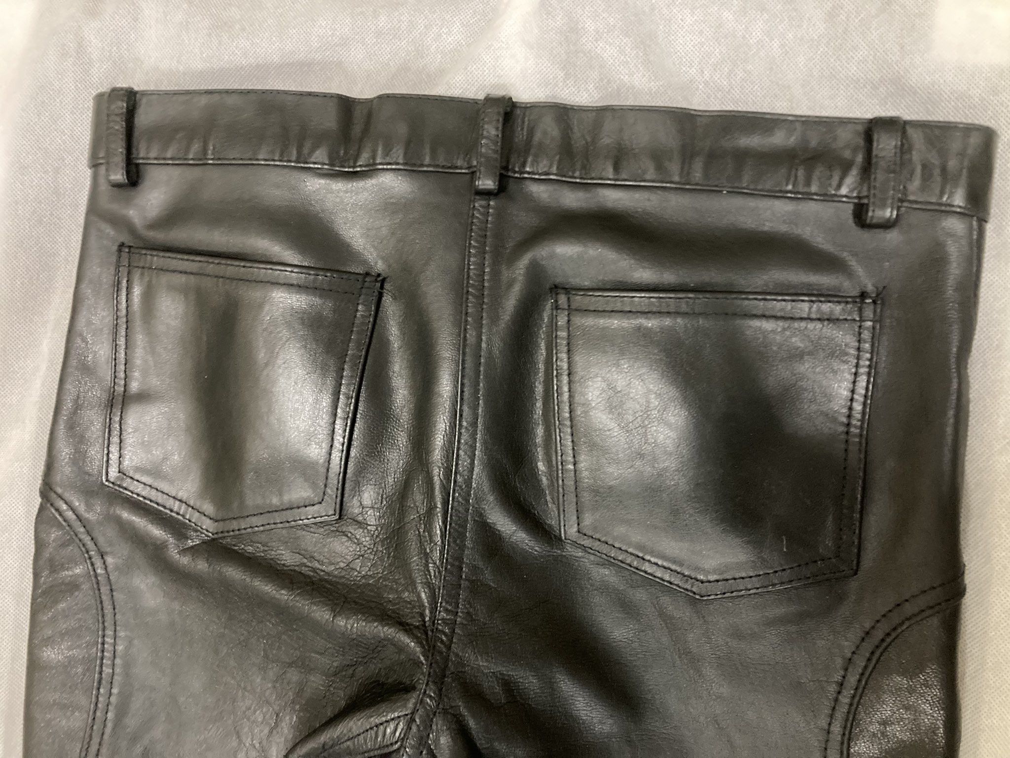Vintage Ritual Fashion Armour Leather Pants Size US 29 - 4 Thumbnail
