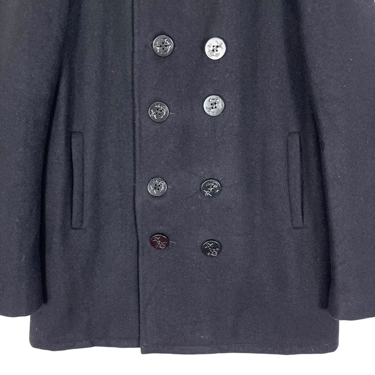 Schott MFG by Schott US740N Pea Jacket Coat Size US XXS / EU 40 - 4 Thumbnail