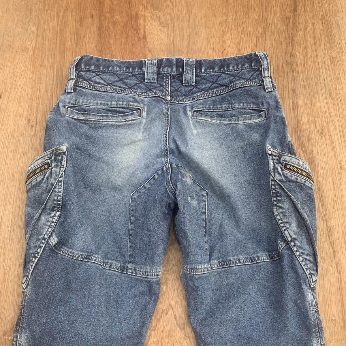 Japanese Brand DOUBLE KNEE JEANS JAPANESE TROUSERS BIKERS DENIM NICE PANTS Size US 30 / EU 46 - 15 Thumbnail