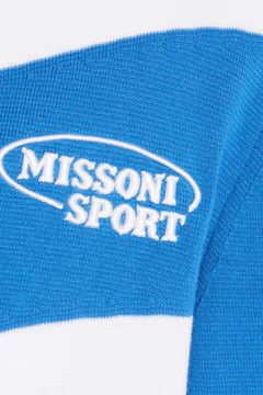 Missoni o1y0225 Cardigan in Blue/White Size US XXL / EU 58 / 5 - 4 Thumbnail