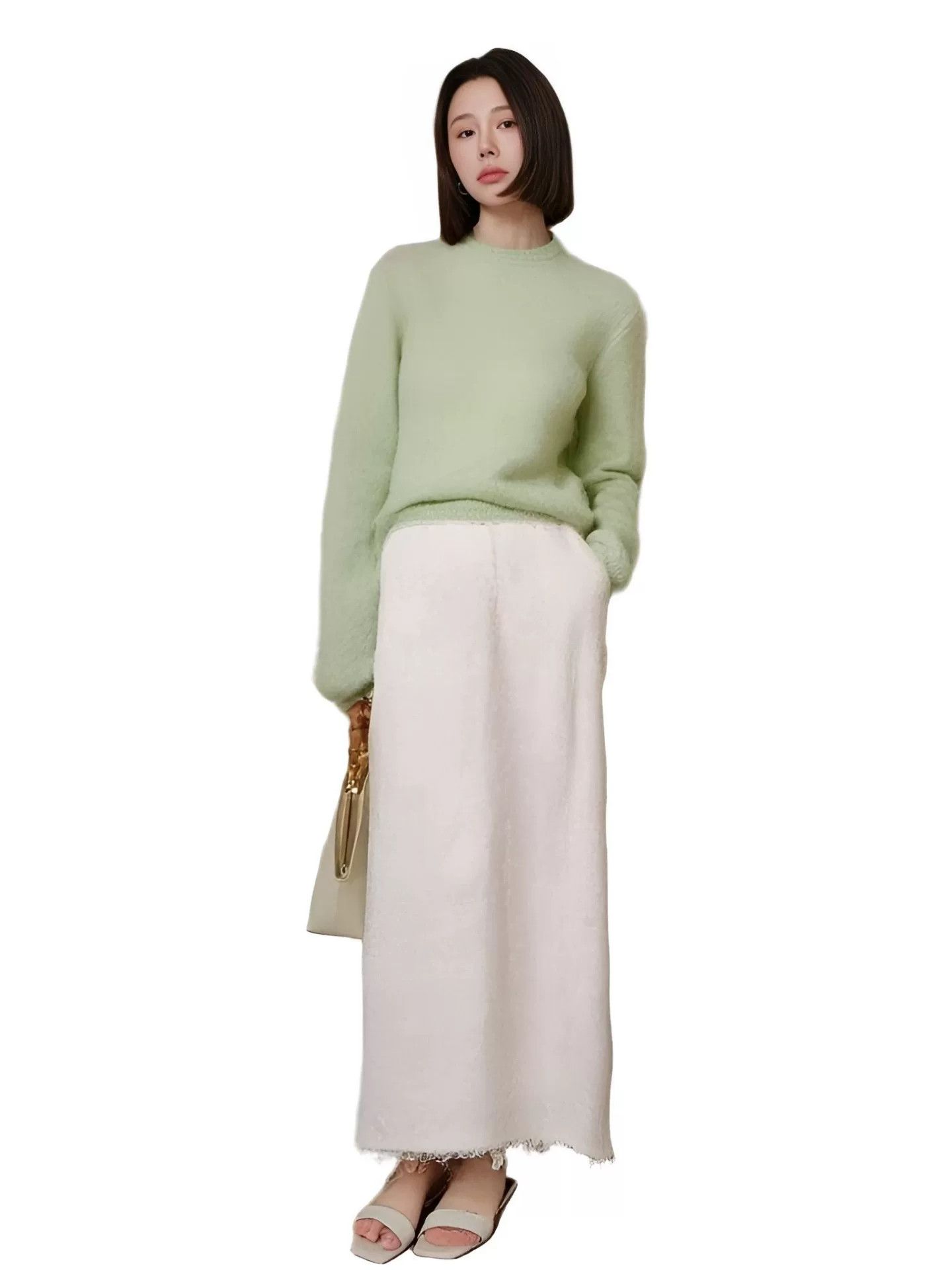 beautiful green cashmere sweater by Valentino