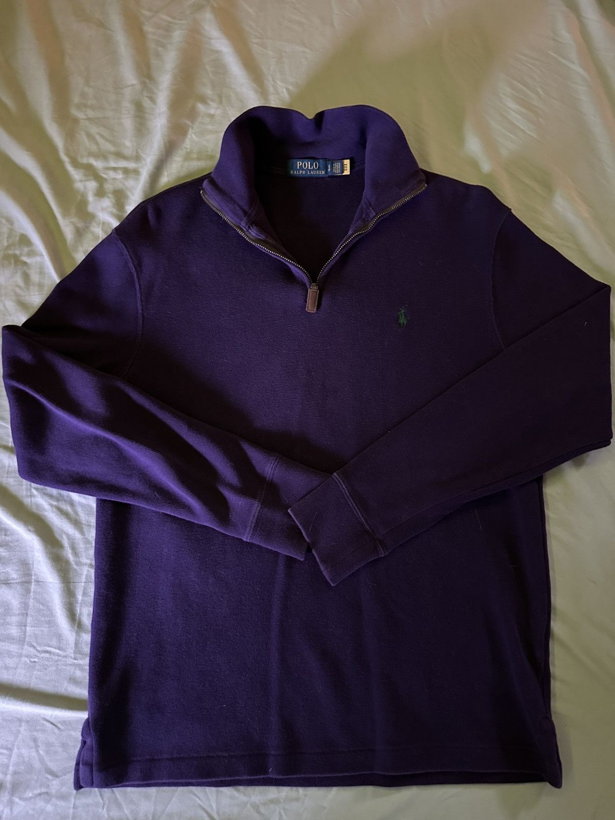 Polo Ralph Lauren Purple Polo Longsleeve!! Size US M / EU 48-50 / 2 - 3 Thumbnail