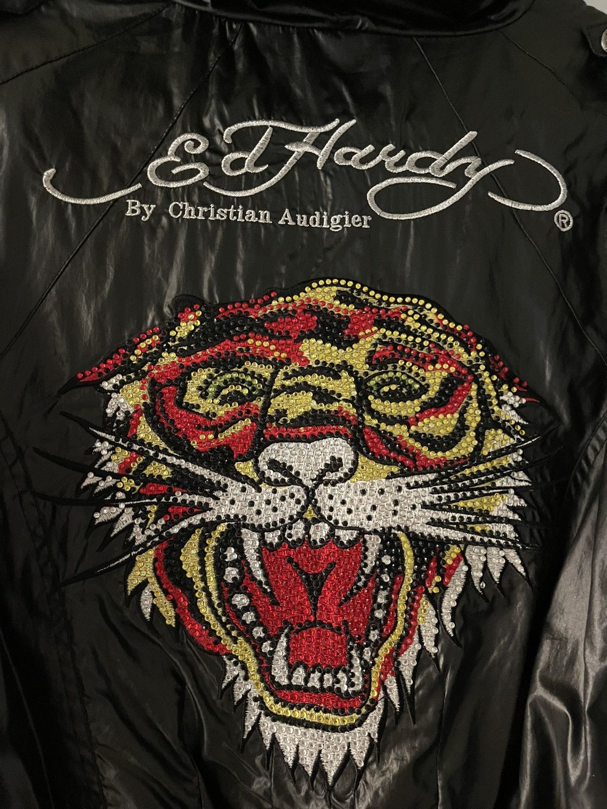Ed Hardy Vintage Ed Hardy Women’s Rhinestone Studded Jacket Size XL / US 12-14 / IT 48-50 - 9 Thumbnail