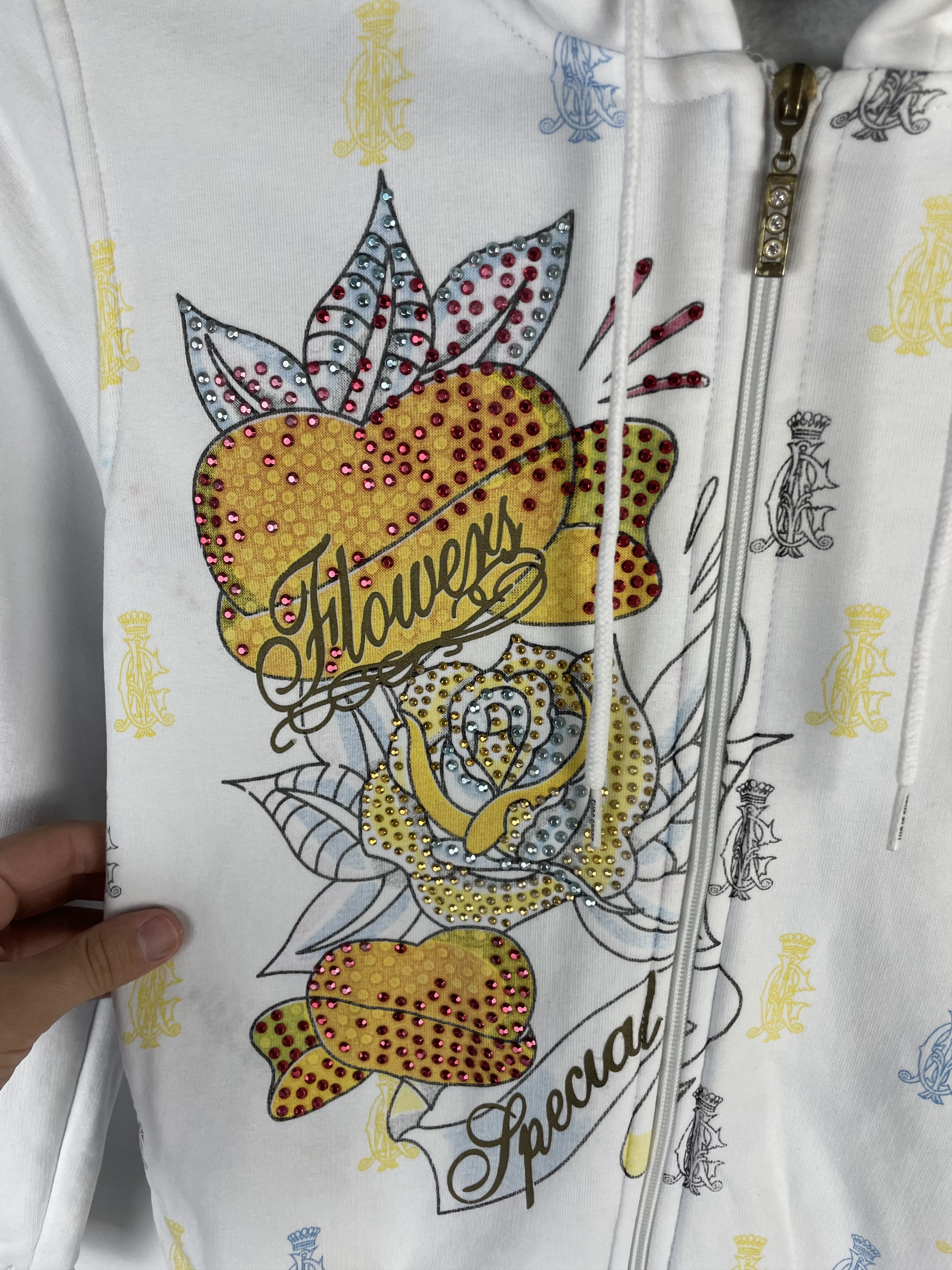 Christian Audigier Vintage y2k Christian Audigier zip up hoodie Size XL / US 12-14 / IT 48-50 - 5 Thumbnail