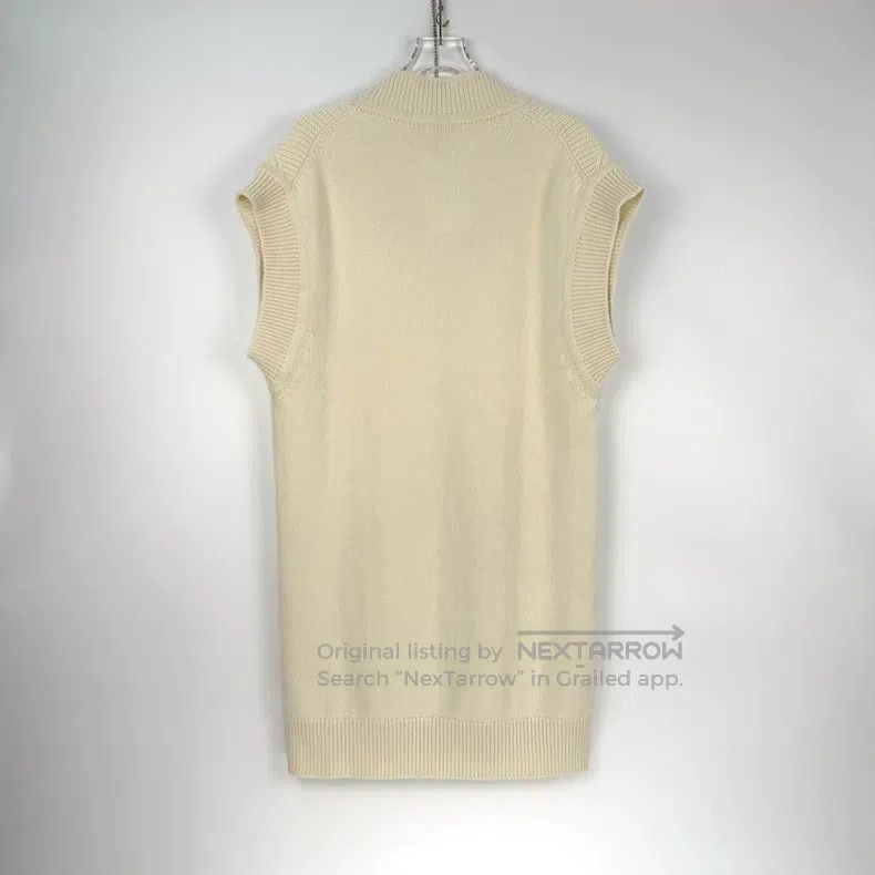 Hermes Hermes Off-White Cashmere Dress Size XXS / US 00 / IT 34 - 4 Thumbnail