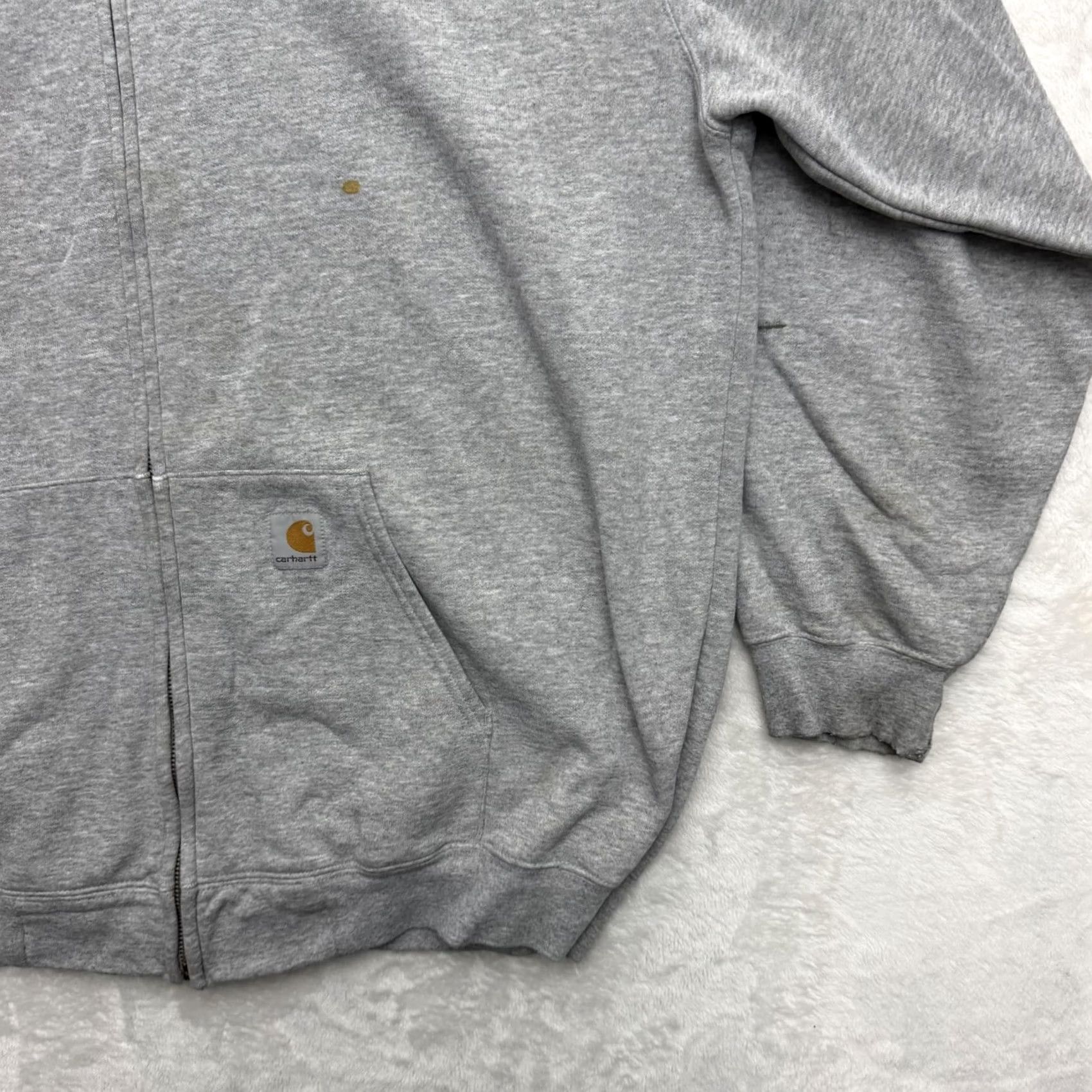 Carhartt VINTAGE Carhartt Jacket Hoodie Mens XL Gray Full Zip Fleece Relaxed Fit Workwear Size US XL / EU 56 / 4 - 5 Thumbnail