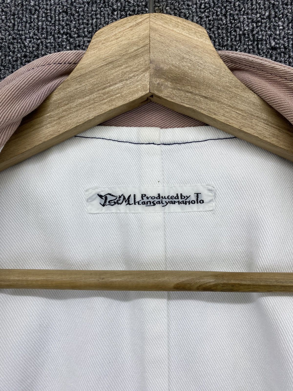Kansai Yamamoto Vintage 90 Kansai Yamamoto Double Breasted Denim Coat Jacket Size US M / EU 48-50 / 2 - 9 Thumbnail