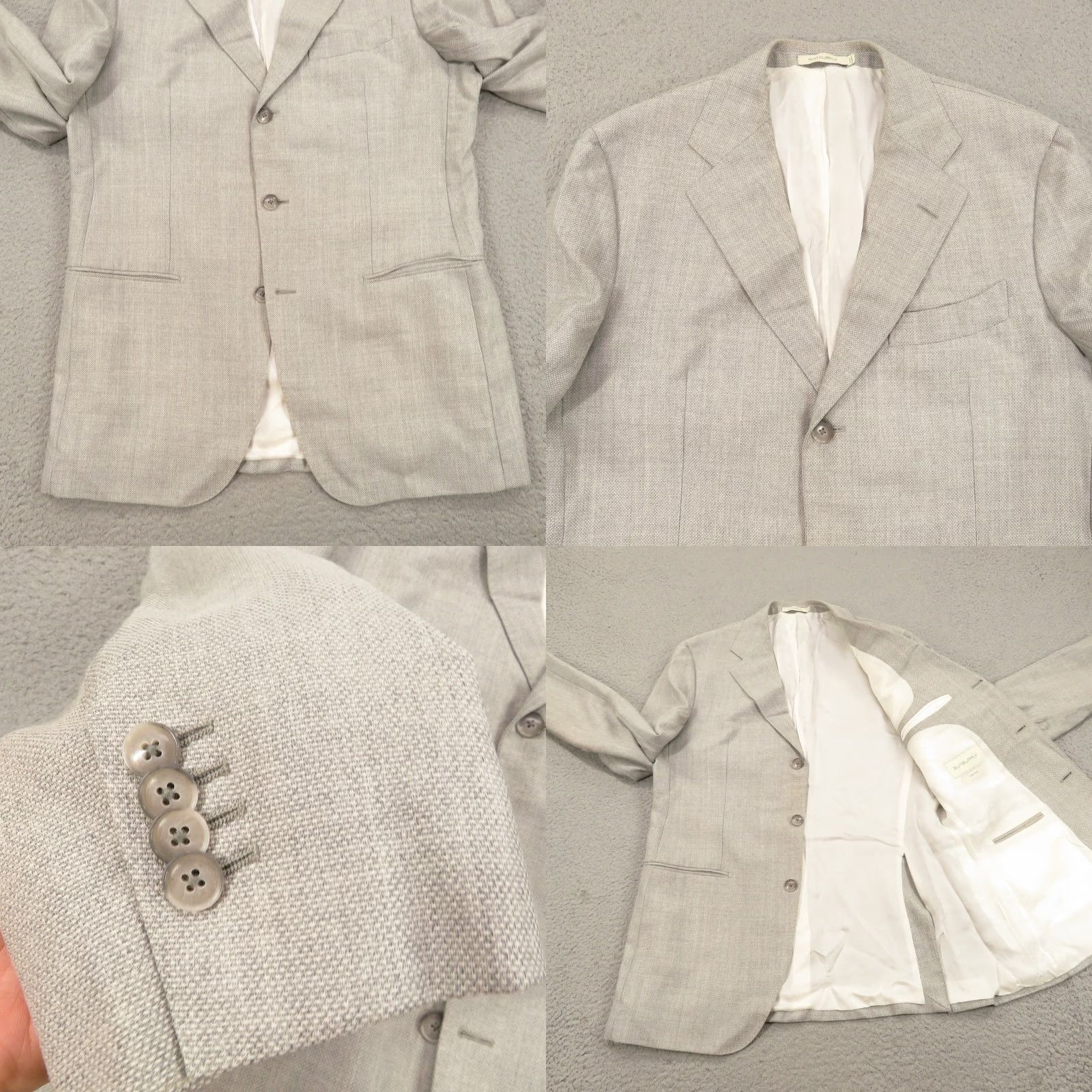 Suitsupply SuitSupply 44L Blazer Havana Vitale Barberis Lightweight Wool Basket Weave Light Jacket/Coat? Size 44R - 8 Thumbnail