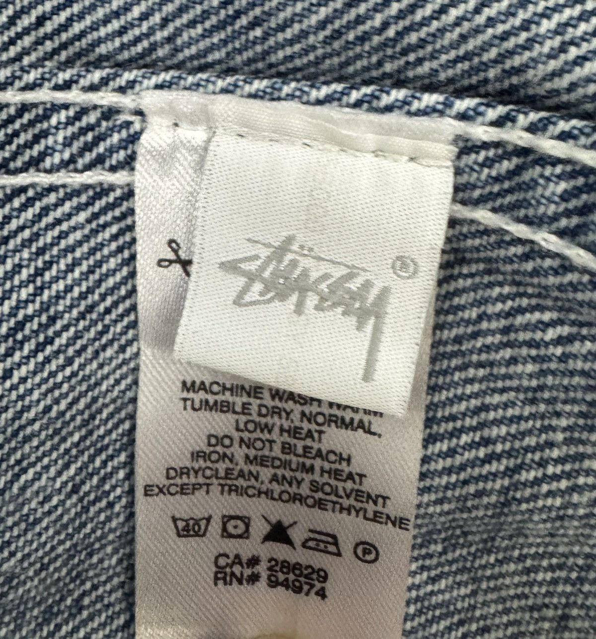 Stussy Stussy Denim Chore Jacket Size US XL / EU 56 / 4 - 5 Thumbnail