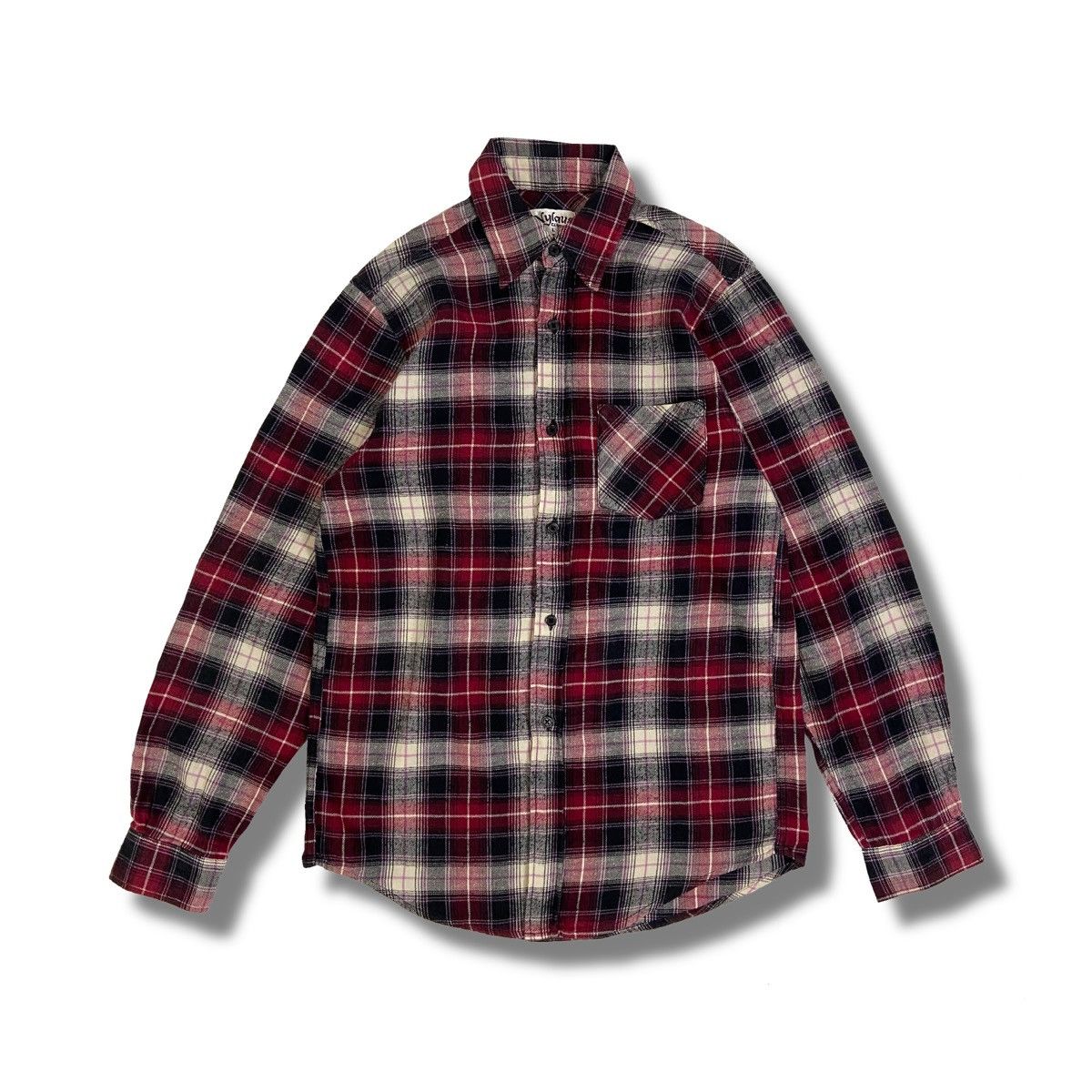 Japanese Brand Nylaus Flannel Long Sleeve Size US L / EU 52-54 / 3 - 1 Thumbnail