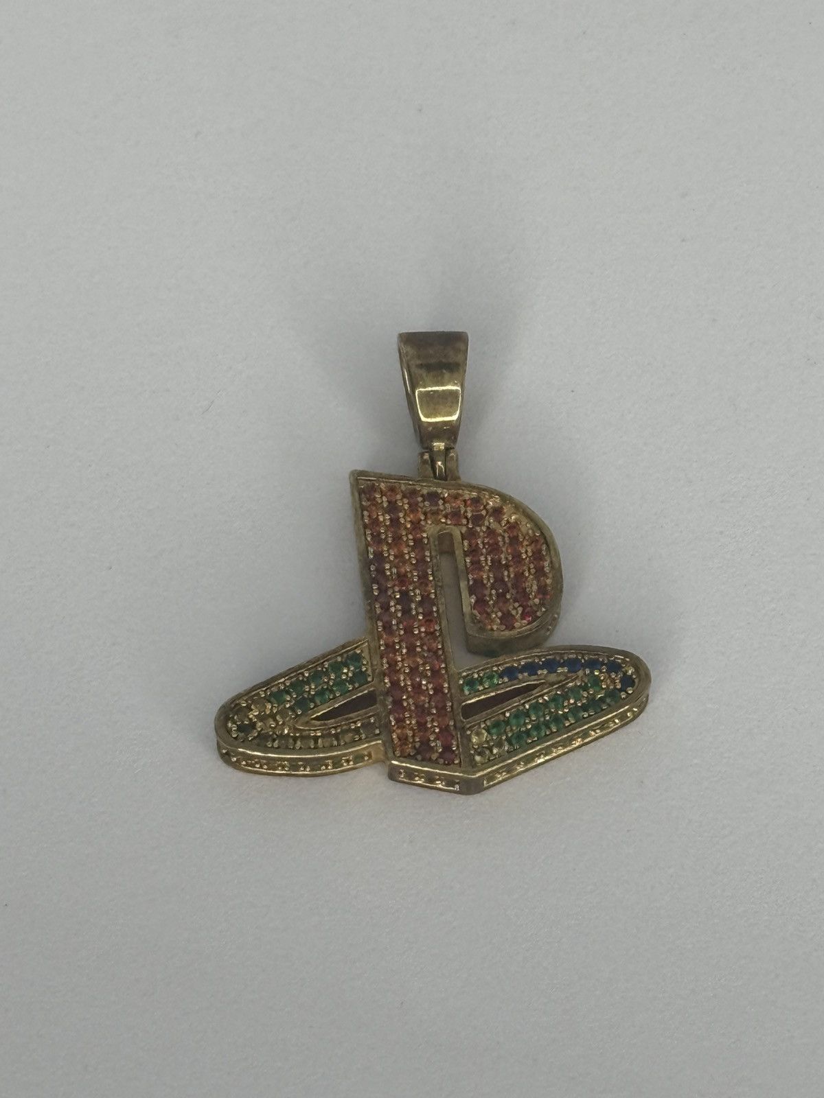 Playstation Gold Playstation Logo Pendant Size ONE SIZE - 1 Thumbnail