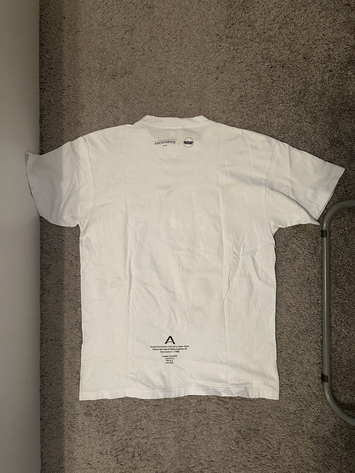 Anonymous Club ANONYMOUS CLUB Club Couture Boiler Room Tee Size US XL / EU 56 / 4 - 2 Thumbnail