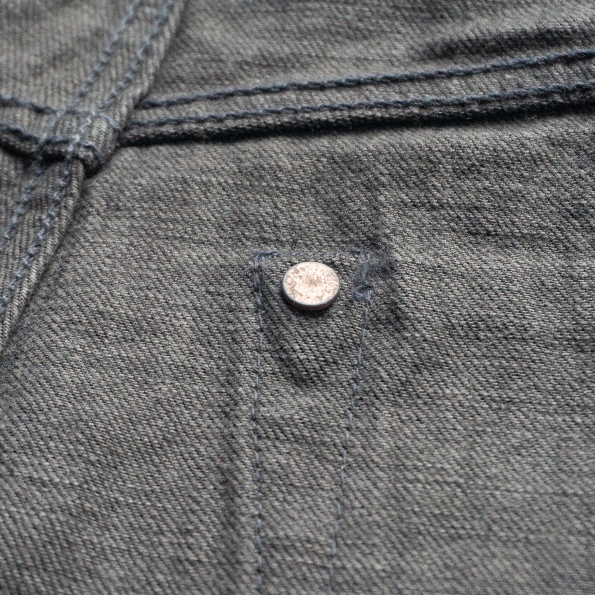 Japanese Brand AUBERGE PHIL MENPU Black Selvedge Jeans W32 x L32 Size US 32 / EU 48 - 7 Thumbnail