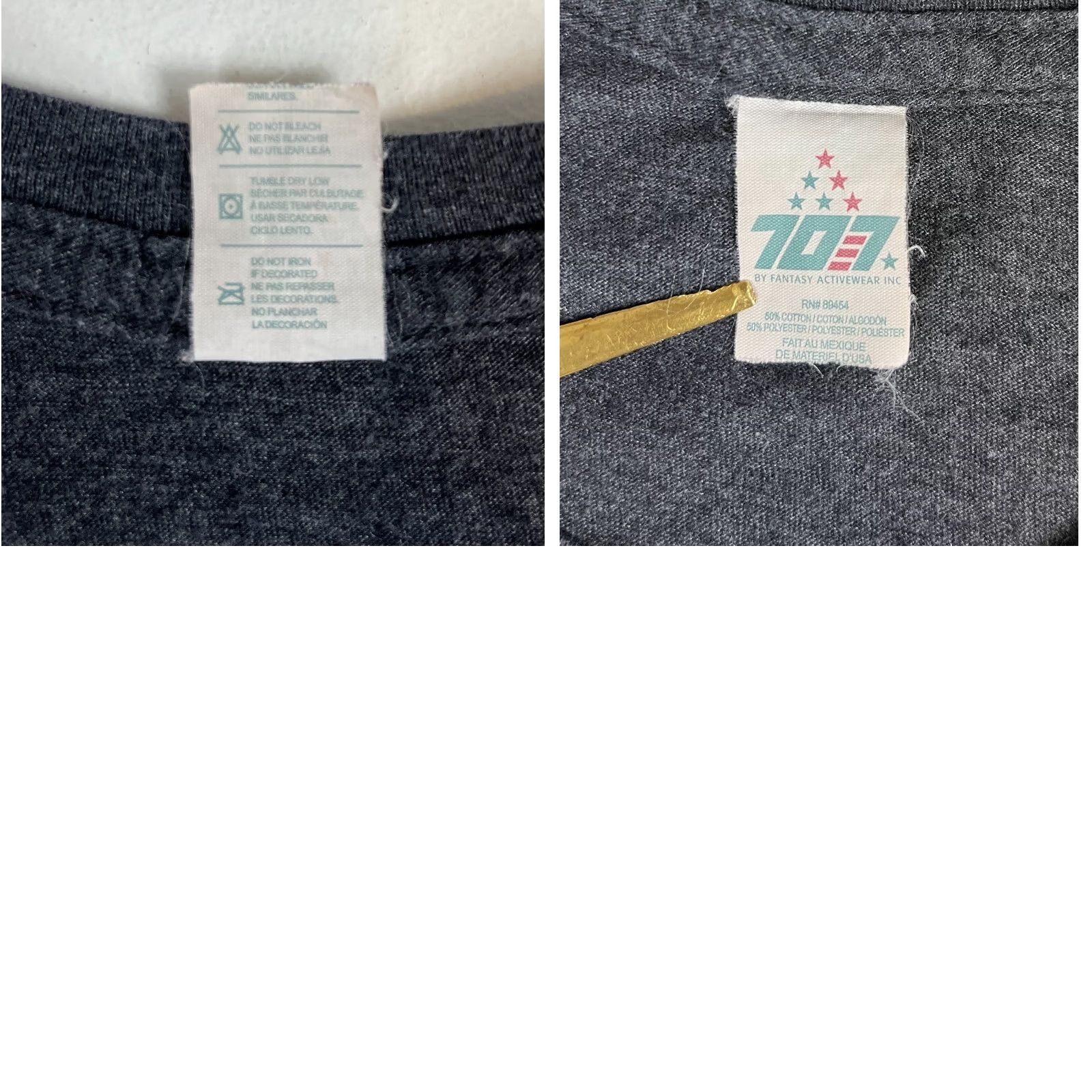 Vintage Led Zeppelin United States of America 1977 T-Shirt 707 Fantasy Activewear M Gray Shirt Unisex Adults Band Music XS? Size US M / EU 48-50 / 2 - 8 Thumbnail
